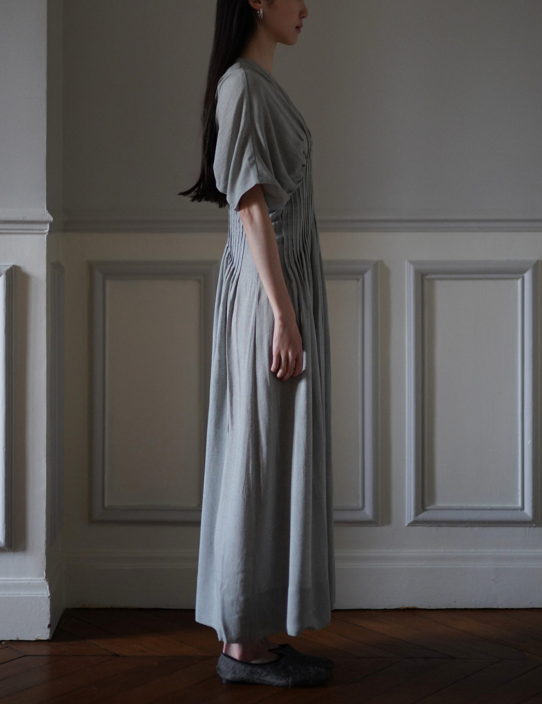 Mark Kenly Domino Tan | Dashika Dress・ Light Moss