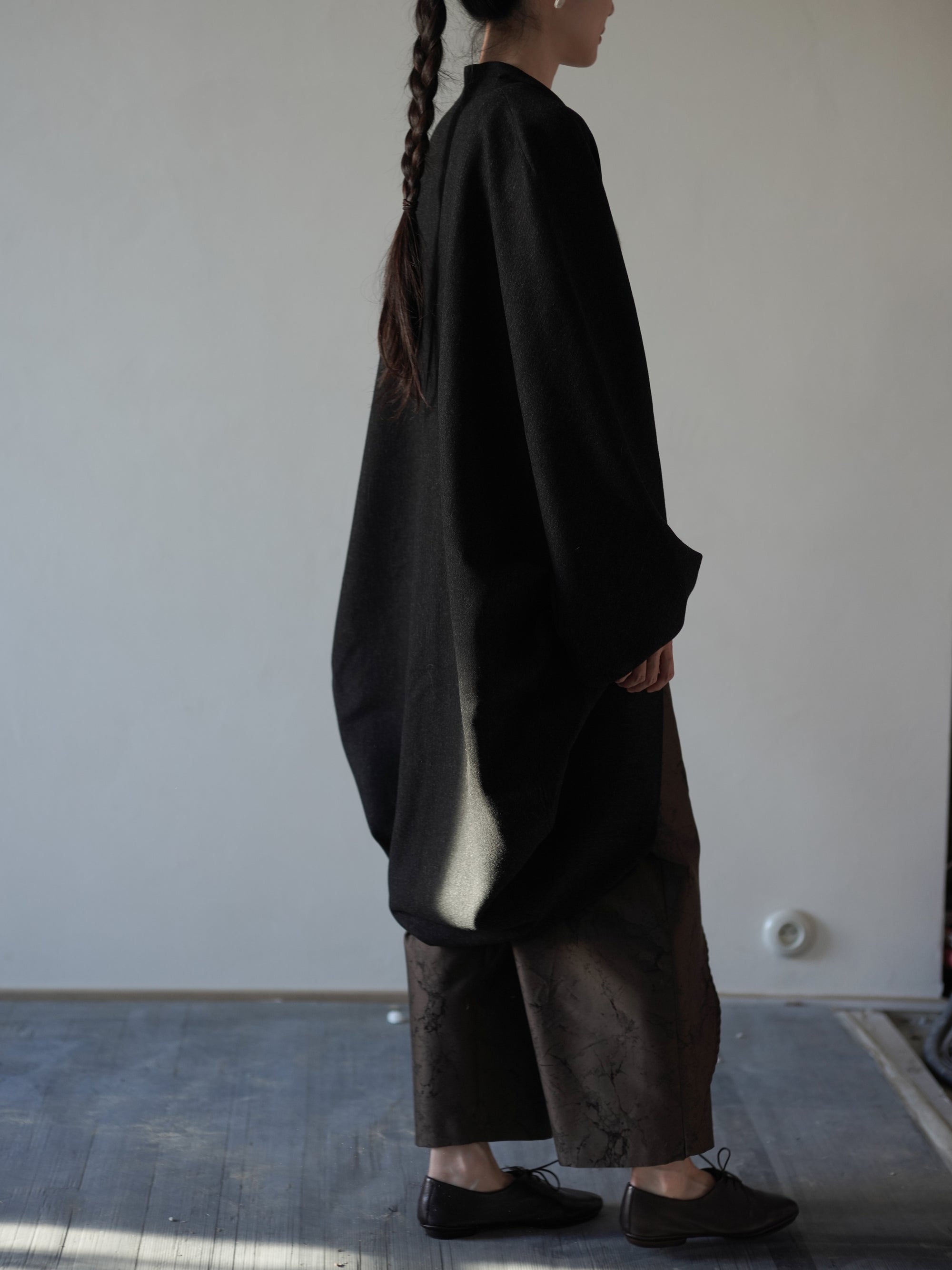 FABIOLA COAT • Black Melange