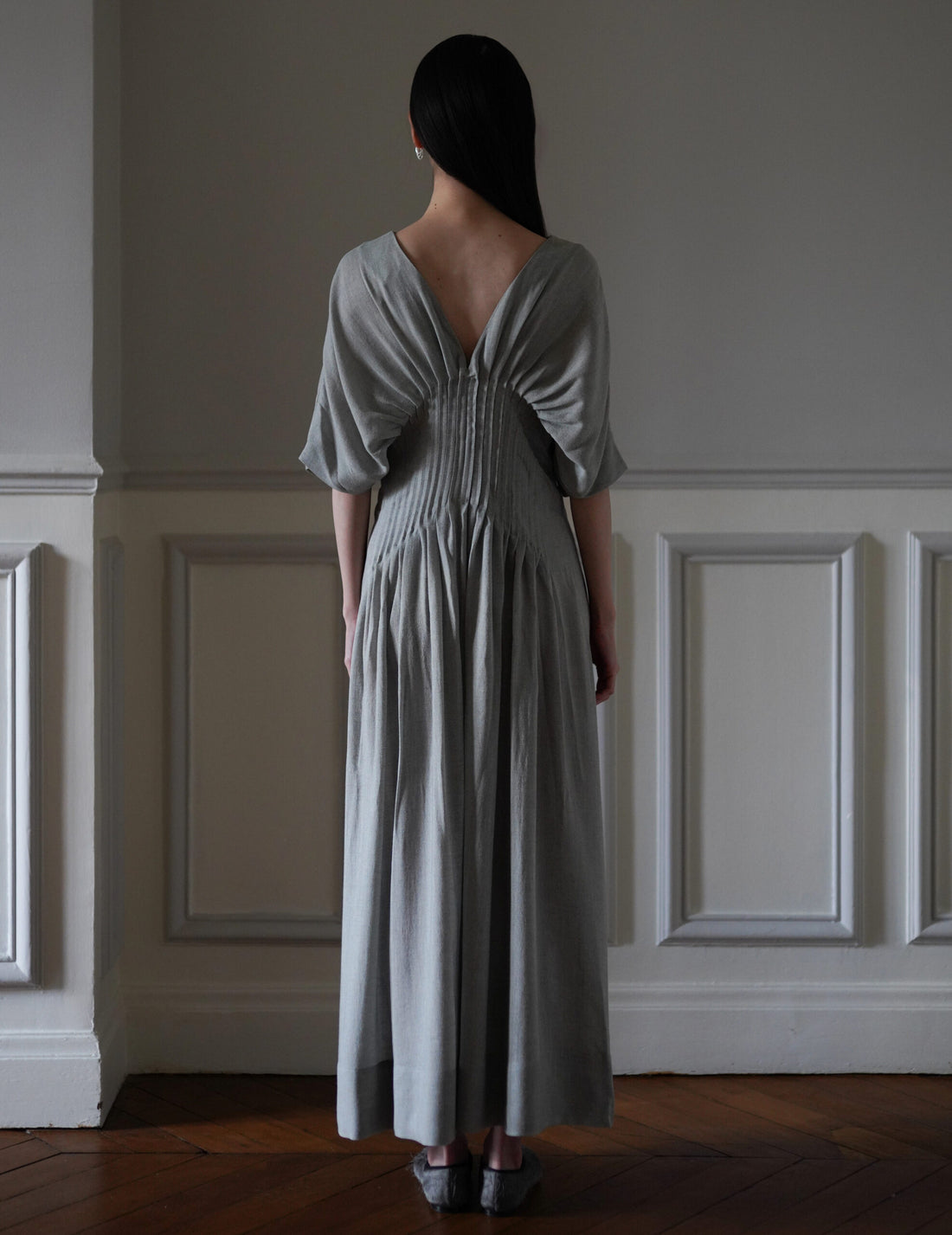 Mark Kenly Domino Tan | Dashika Dress・ Light Moss