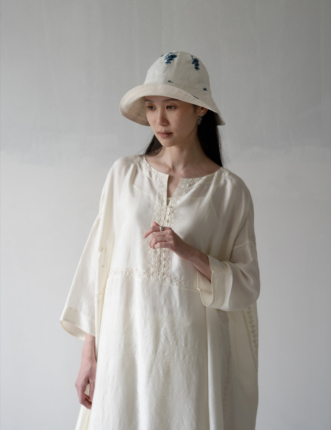 Reversible Bucket Hat・Indigo Print