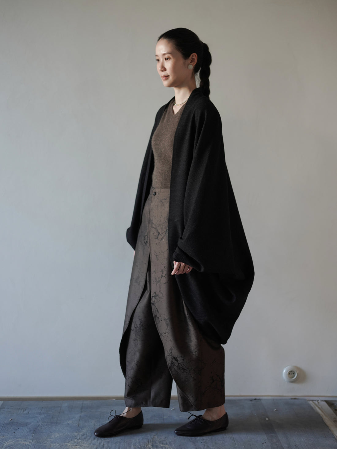 FABIOLA COAT • Black Melange