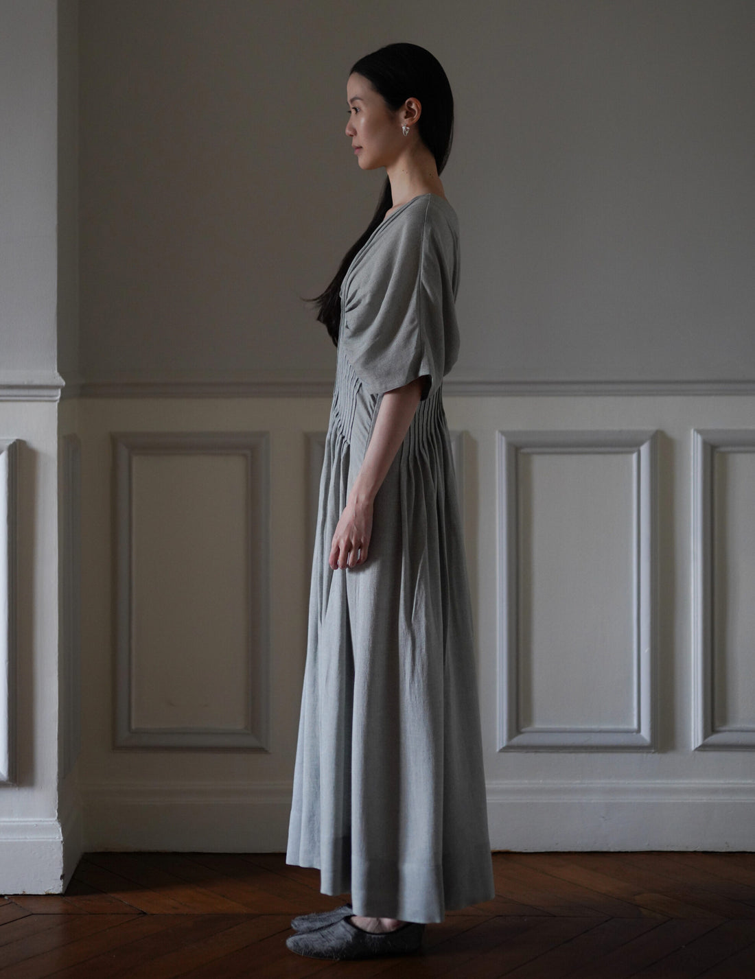 Mark Kenly Domino Tan | Dashika Dress・ Light Moss