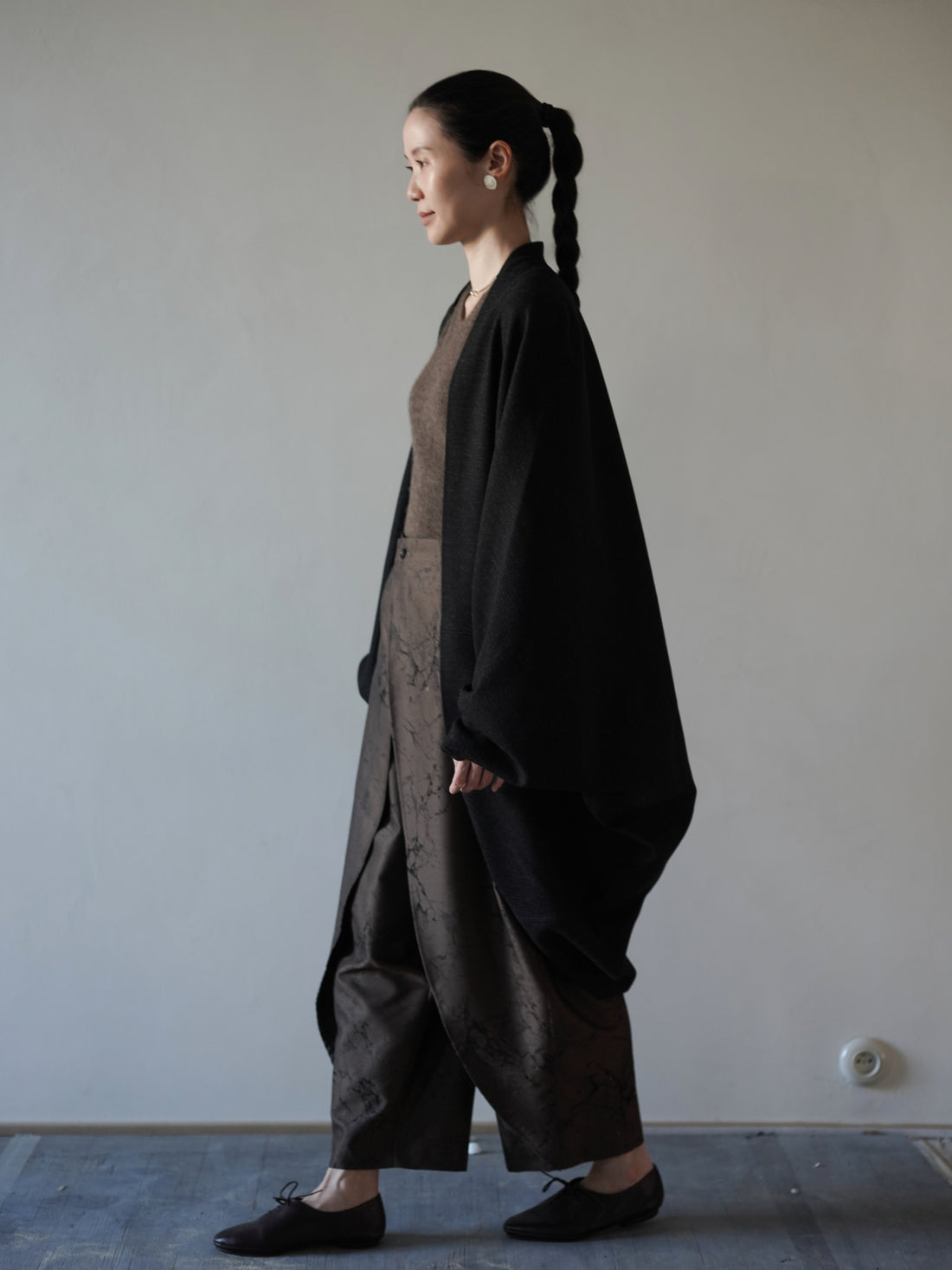 FABIOLA COAT • Black Melange