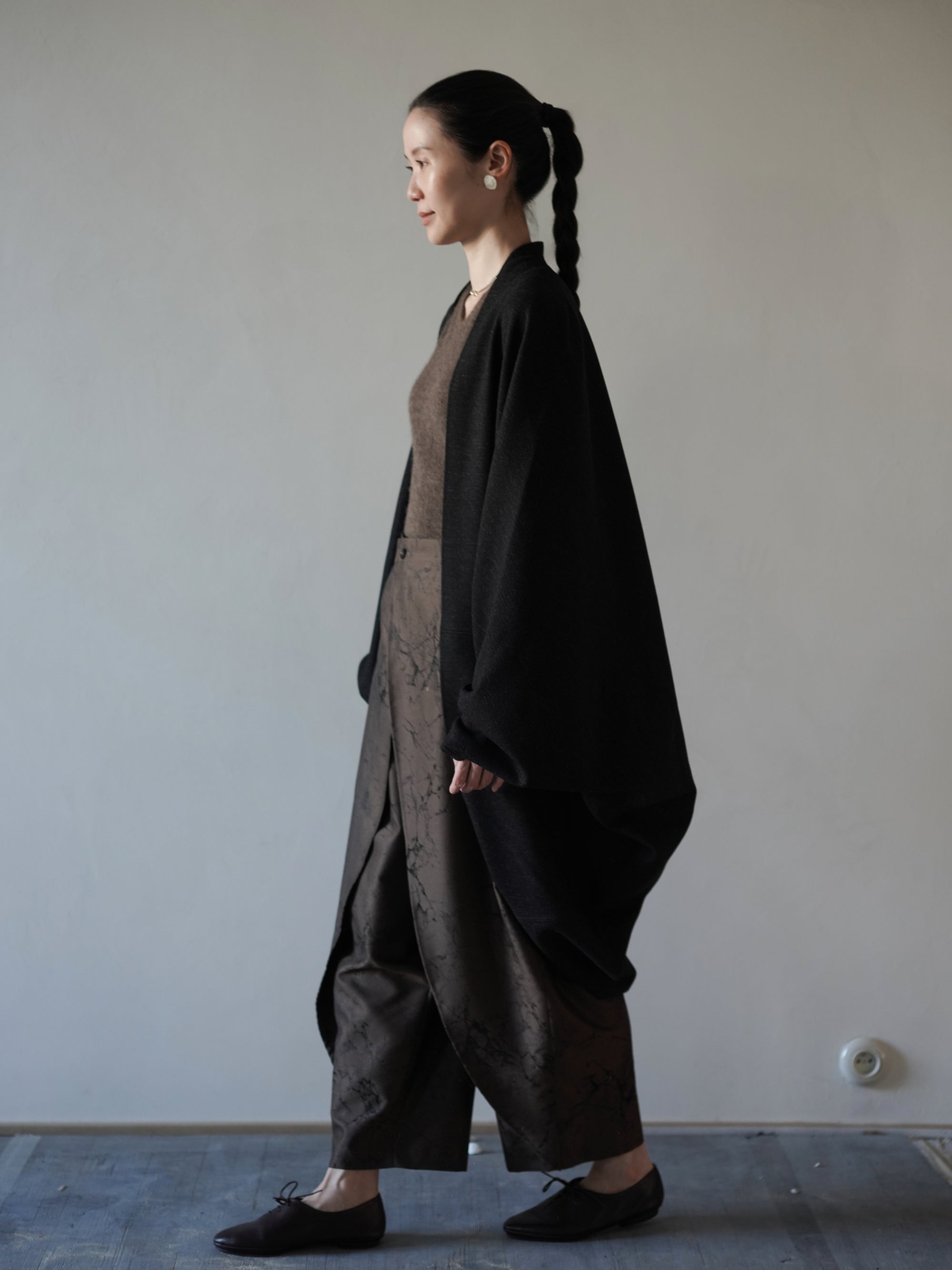 FABIOLA COAT • Black Melange