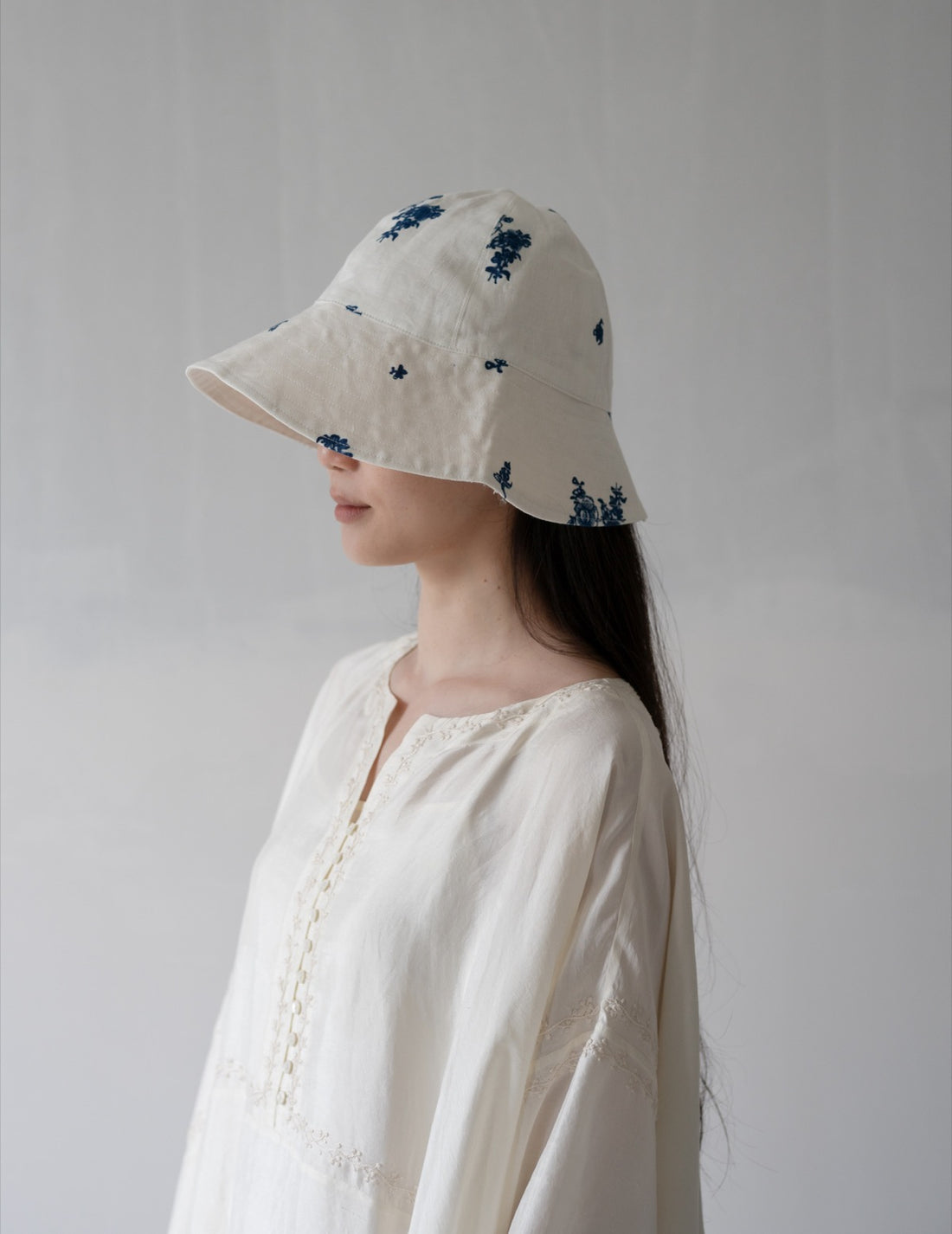 Reversible Bucket Hat・Indigo Print