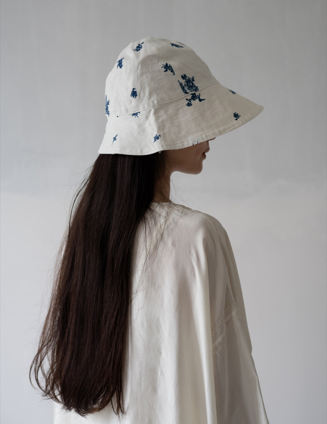 Reversible Bucket Hat・Indigo Print
