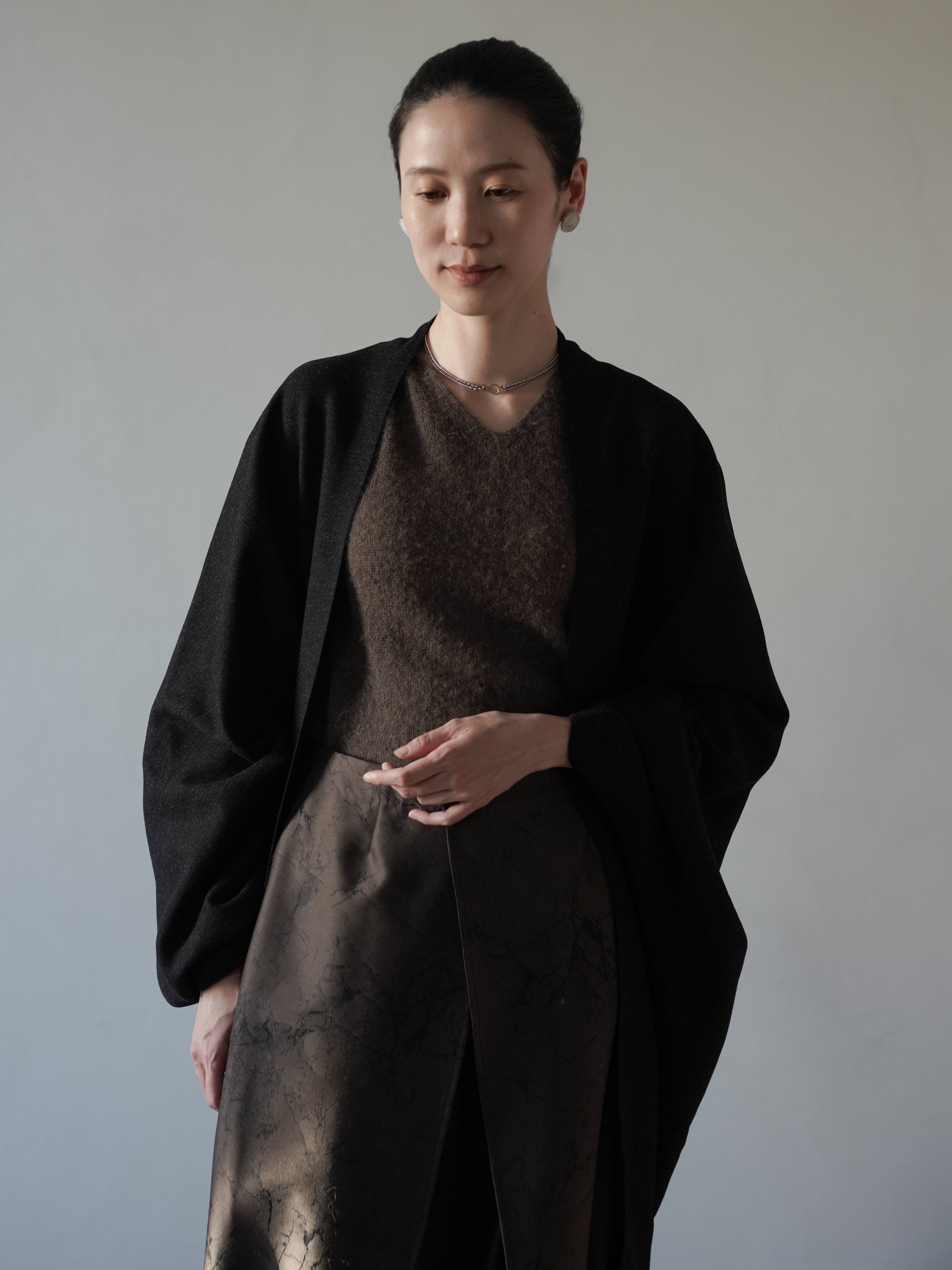FABIOLA COAT • Black Melange