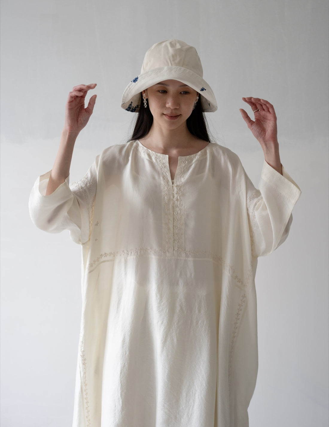 Reversible Bucket Hat・Indigo Print