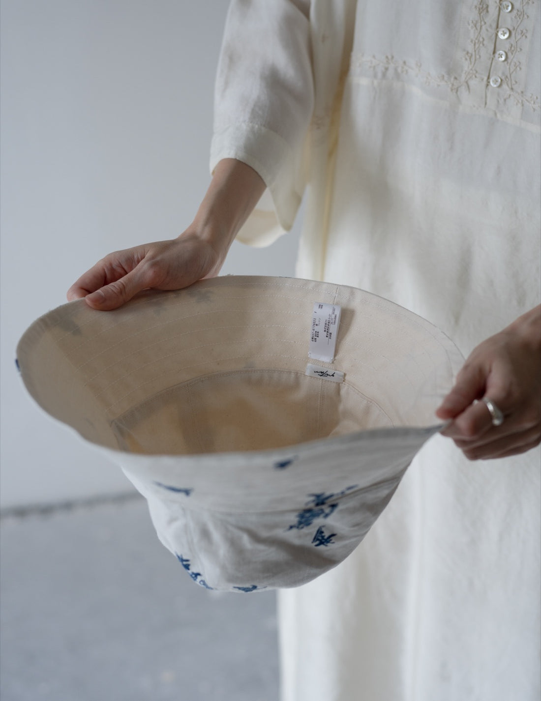 Reversible Bucket Hat・Indigo Print