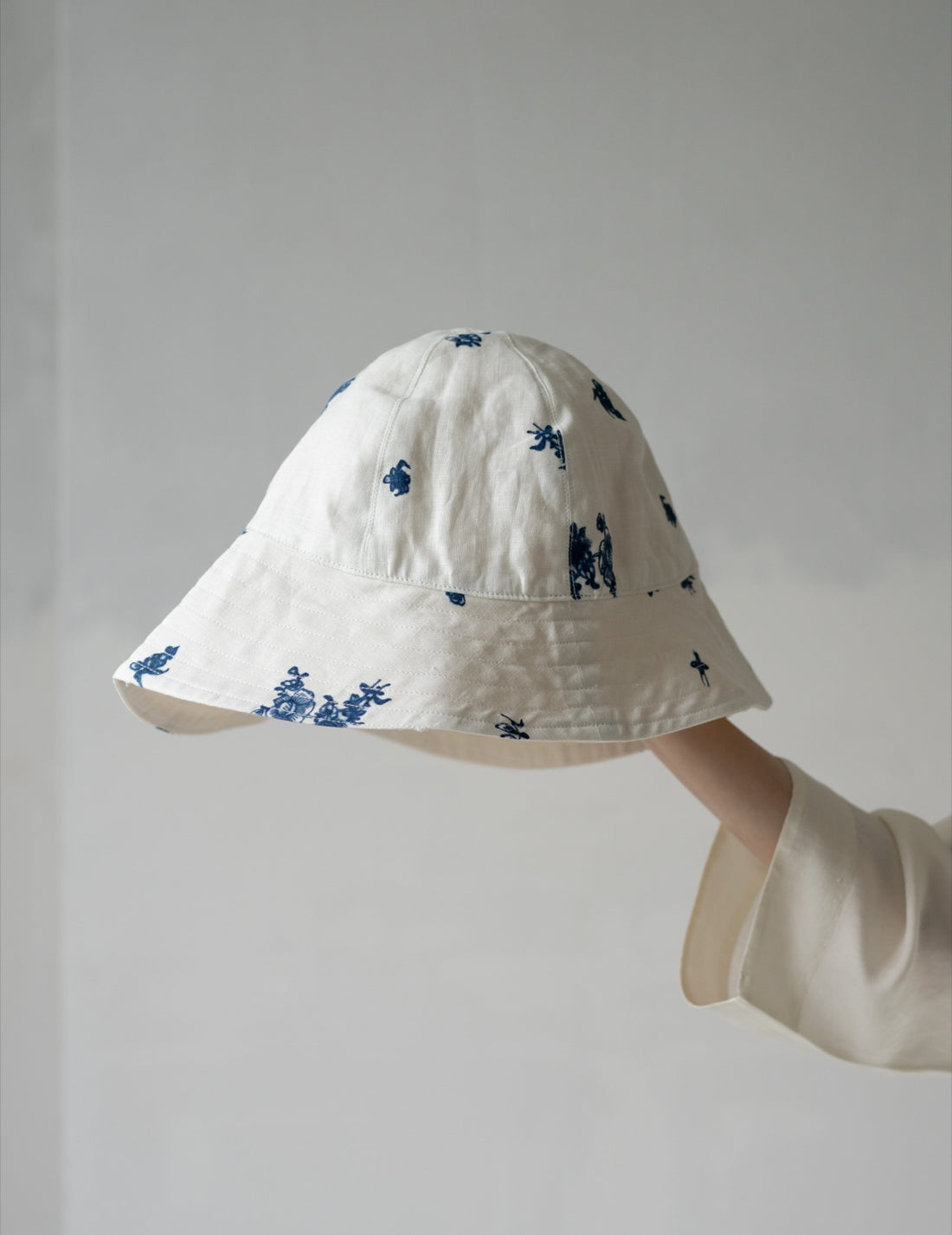 Reversible Bucket Hat・Indigo Print