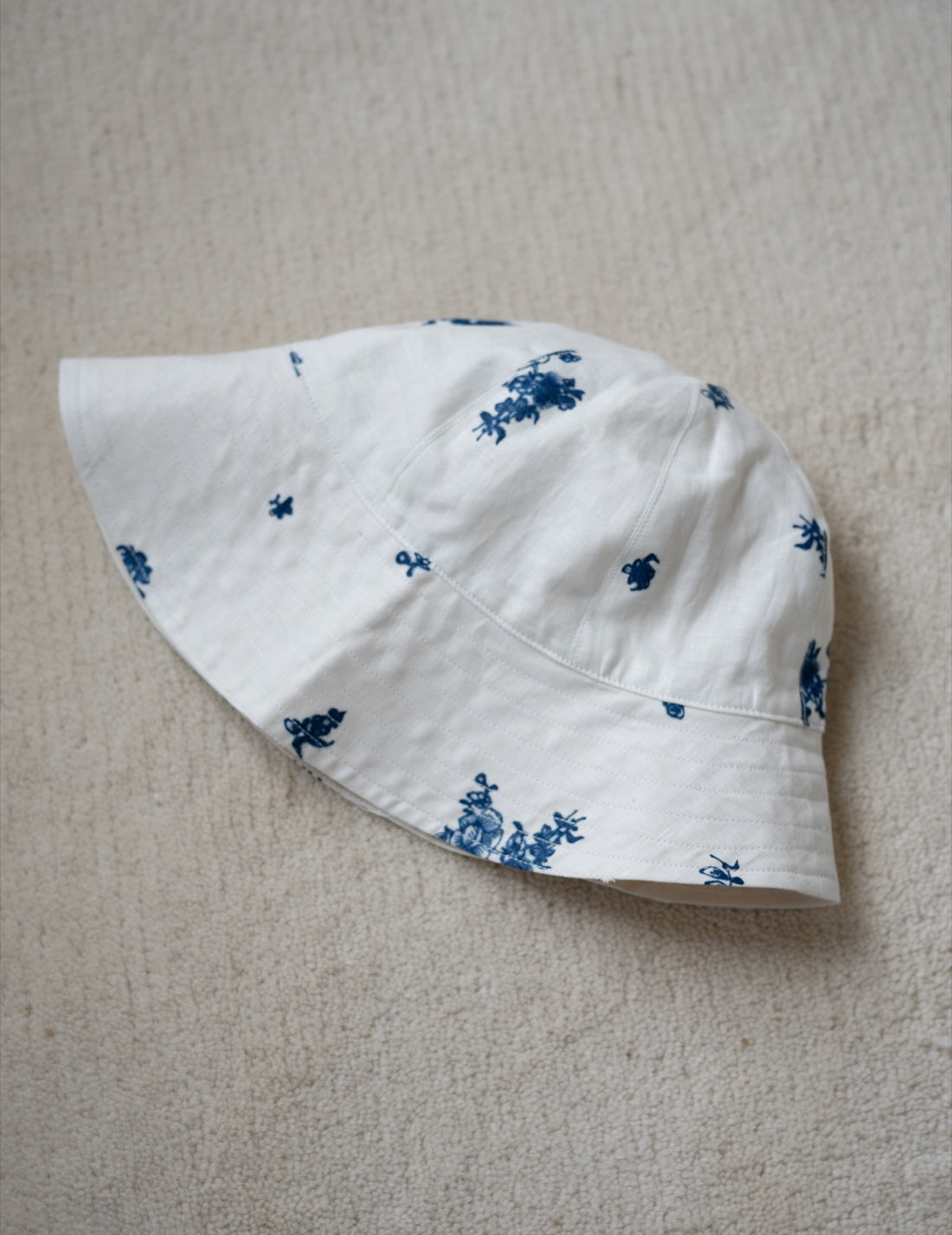 Reversible Bucket Hat・Indigo Print