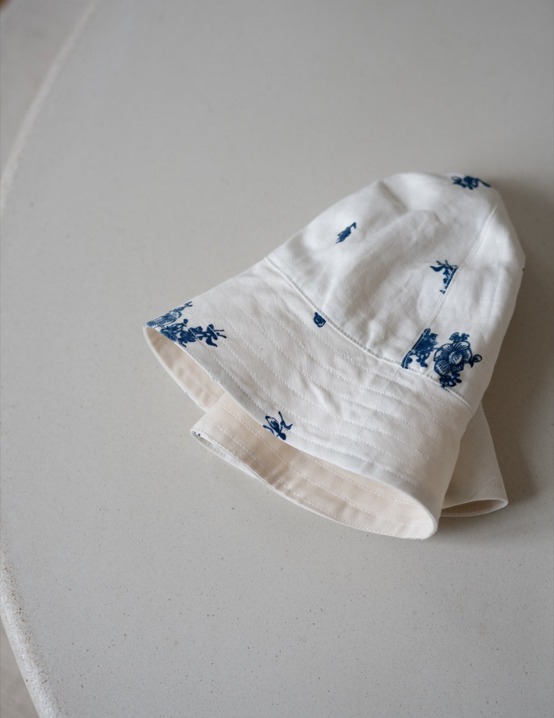 Reversible Bucket Hat・Indigo Print