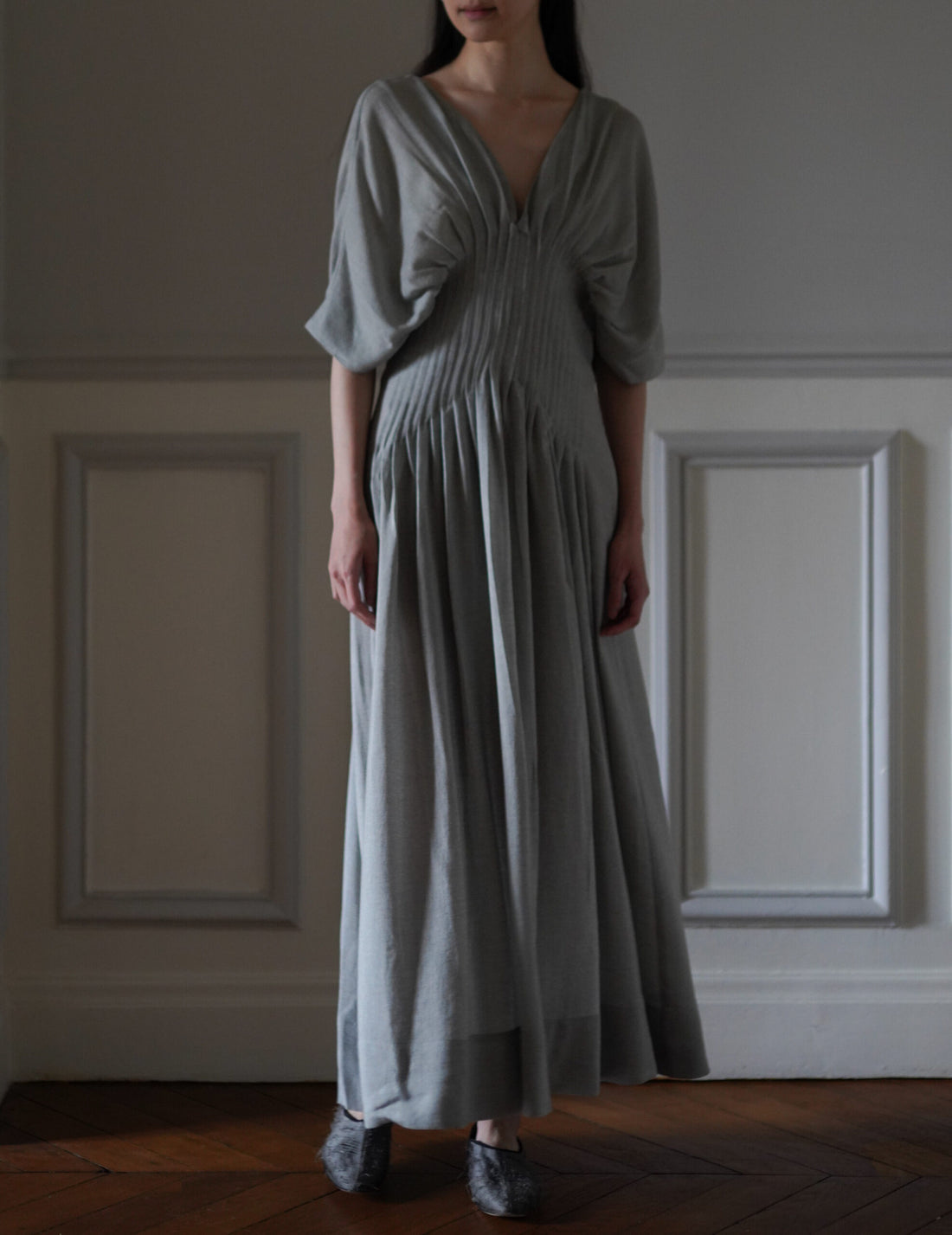 Mark Kenly Domino Tan | Dashika Dress・ Light Moss