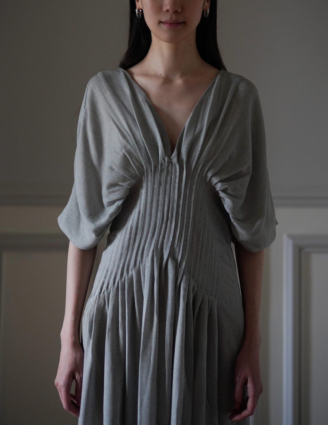 Mark Kenly Domino Tan | Dashika Dress・ Light Moss