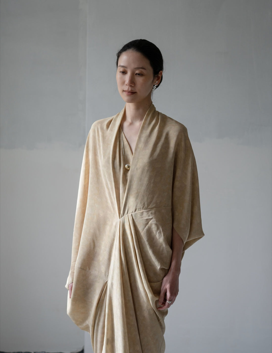 Mayu Silk Dress・Flora Print