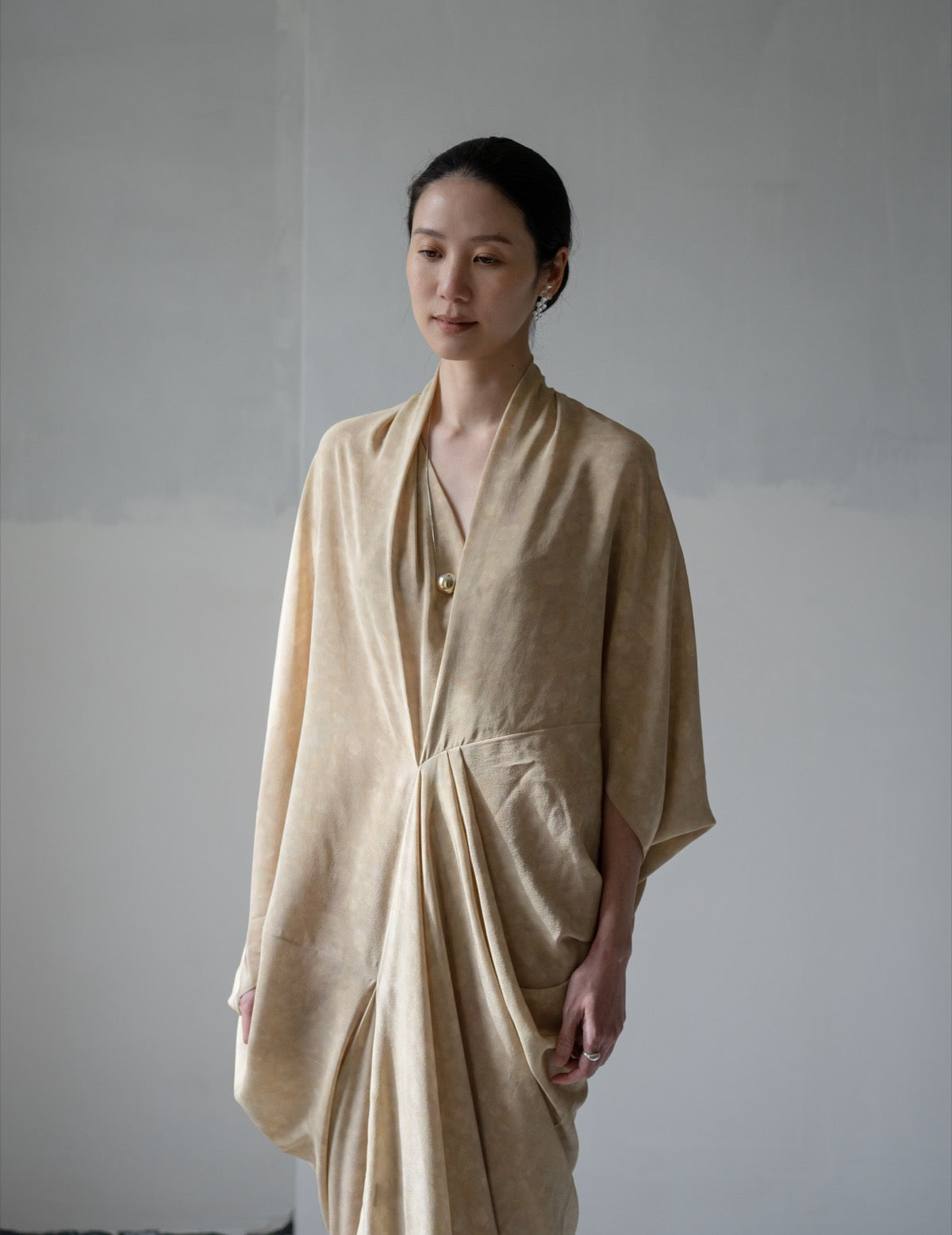 Mayu Silk Dress・Flora Print