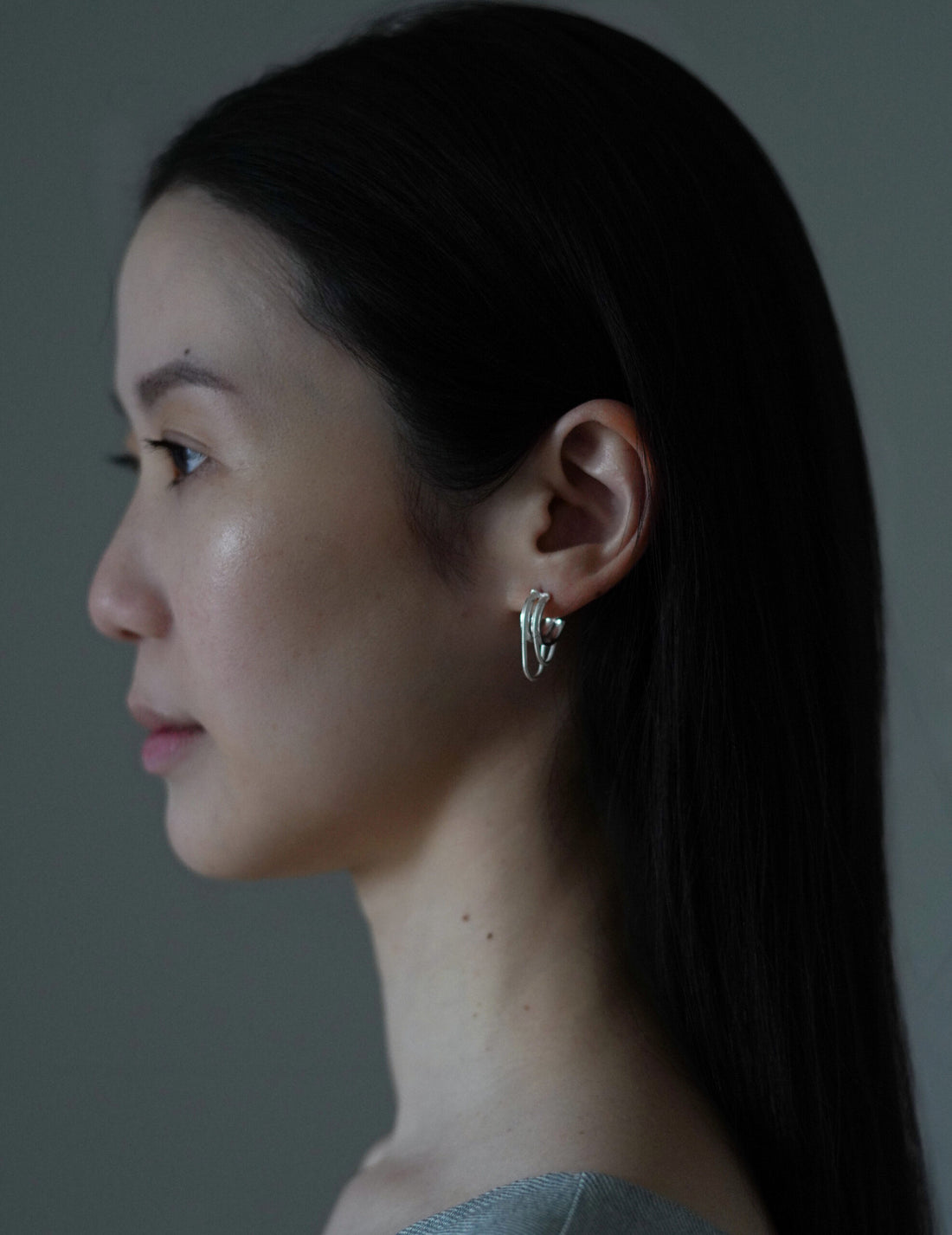 MAGGOOSH | TWINKLER MINI DOUBLE Earrings・Silver
