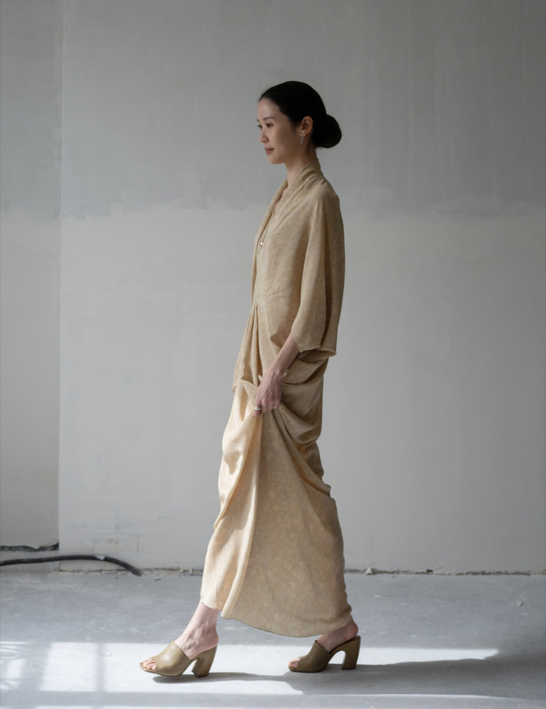 Mayu Silk Dress・Flora Print