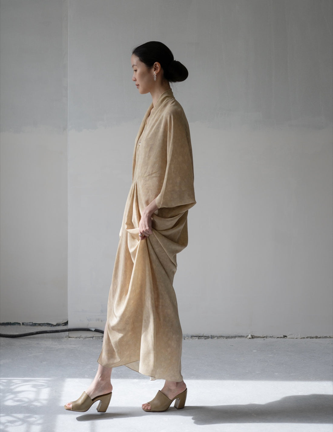 Mayu Silk Dress・Flora Print