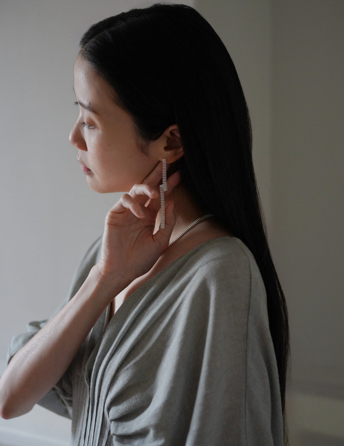 MAGGOOSH | SWIRL Earrings・Silver