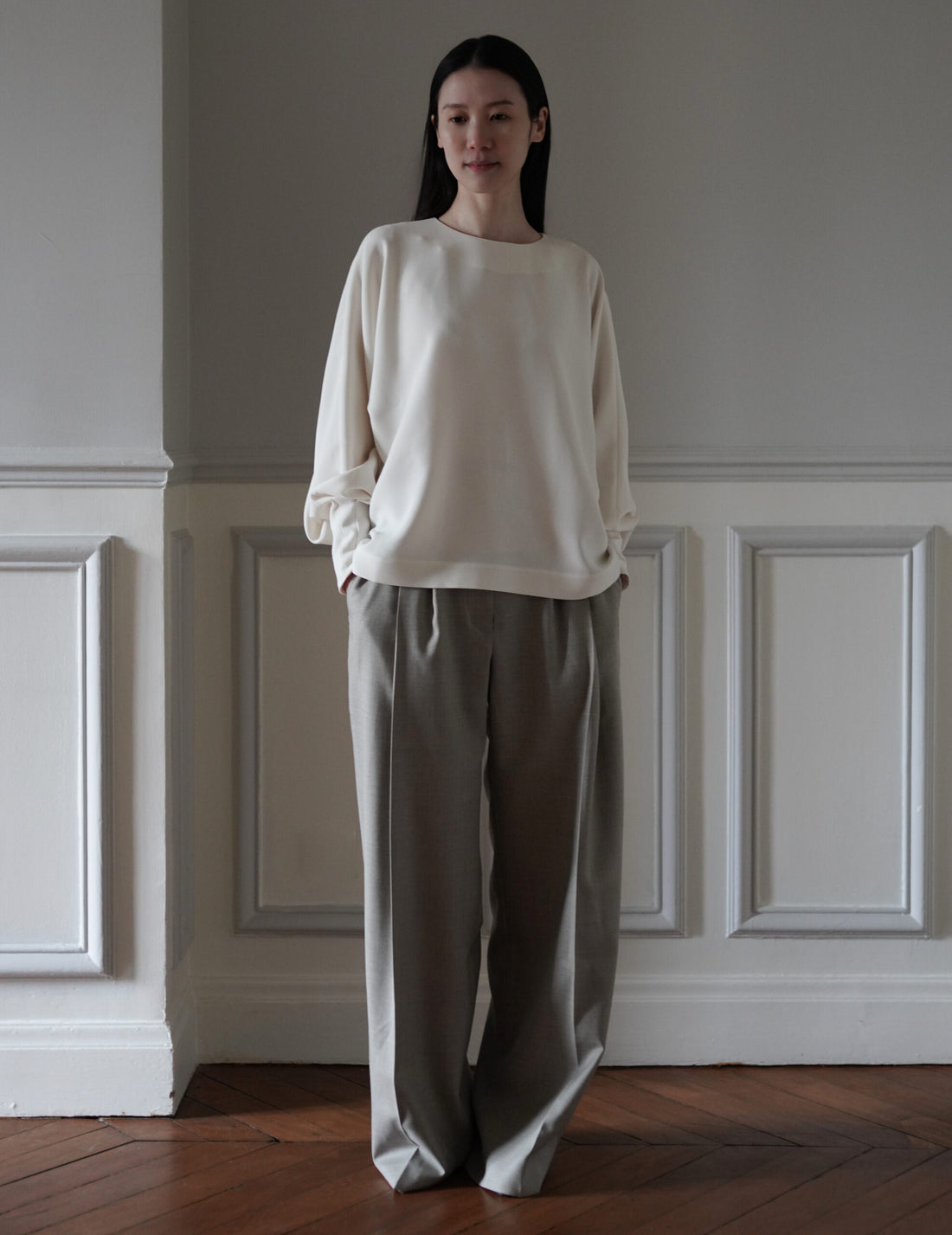 Mark Kenly Domino Tan | Portlyn Pants・Eucalyptus