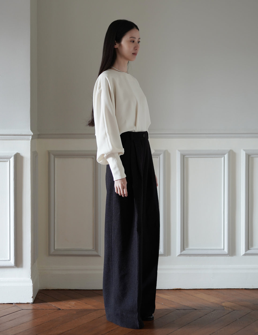 Mark Kenly Domino Tan | Paola Pants・Dark Brown