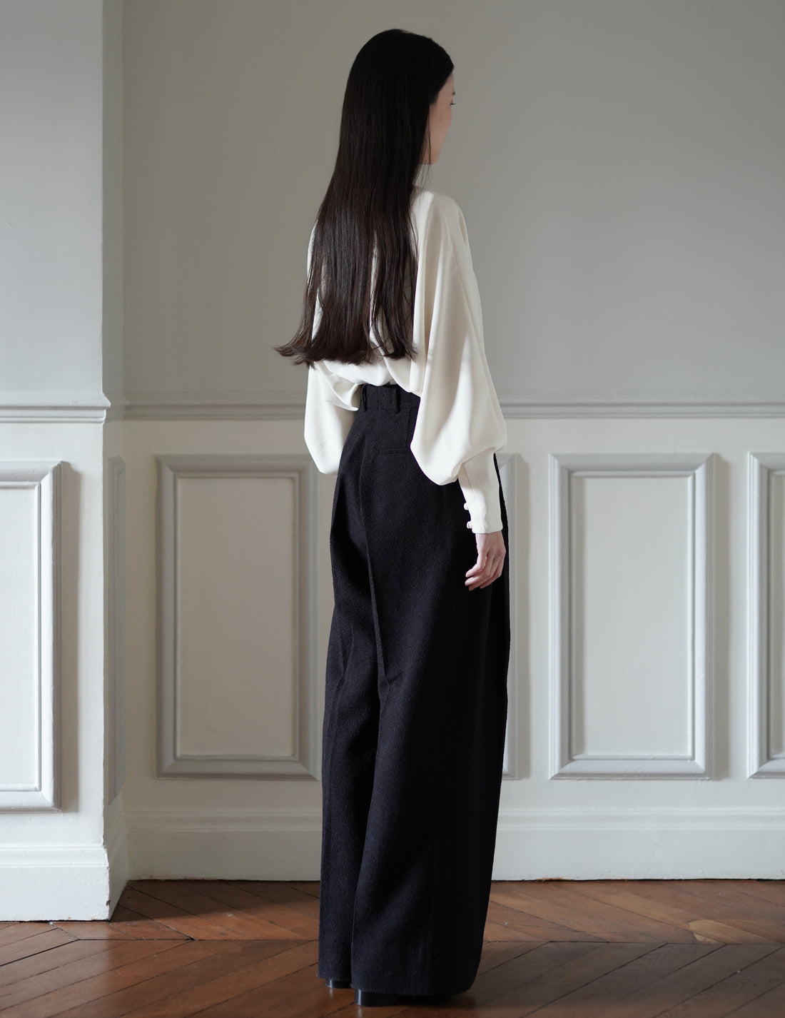 Mark Kenly Domino Tan | Paola Pants・Dark Brown