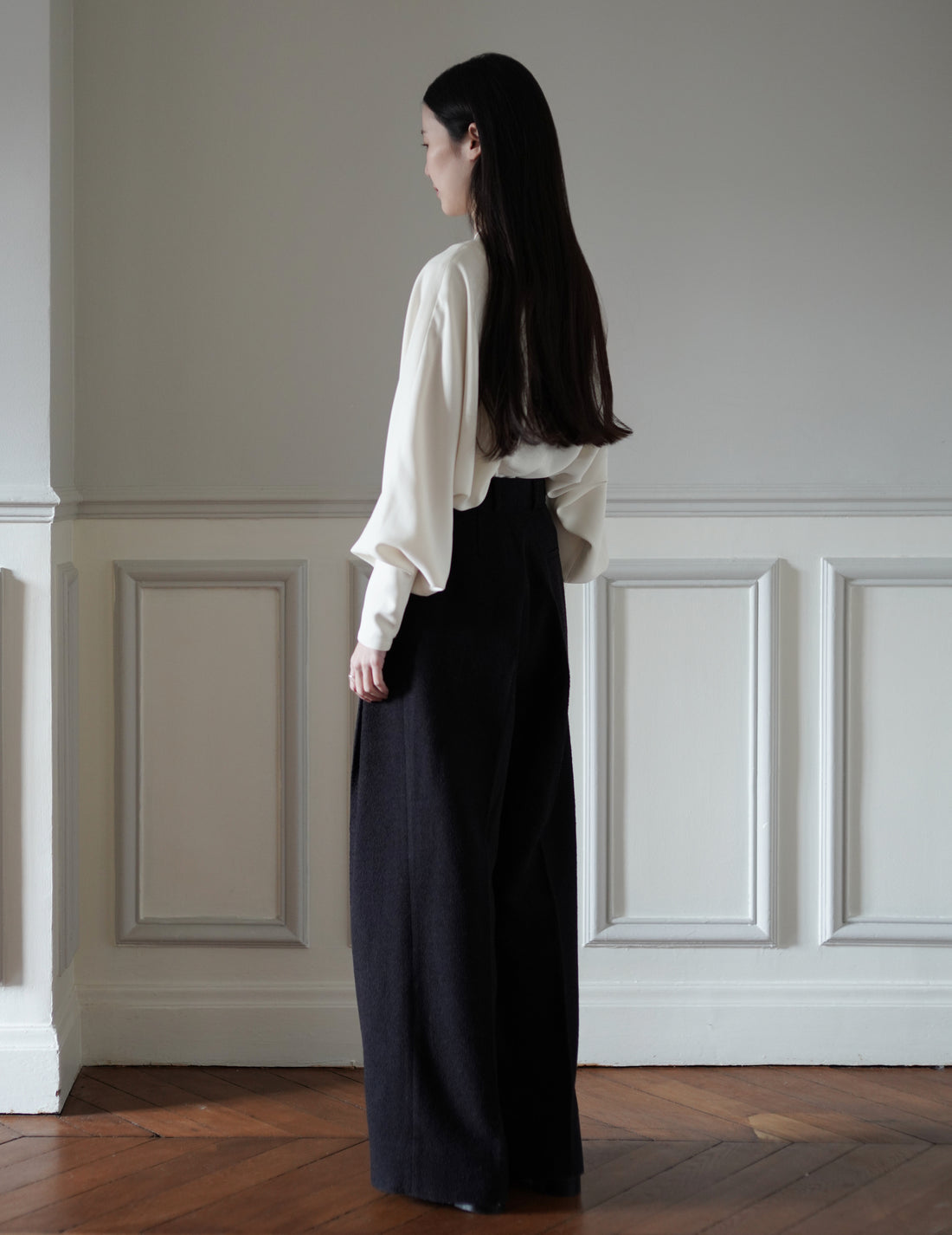 Mark Kenly Domino Tan | Paola Pants・Dark Brown