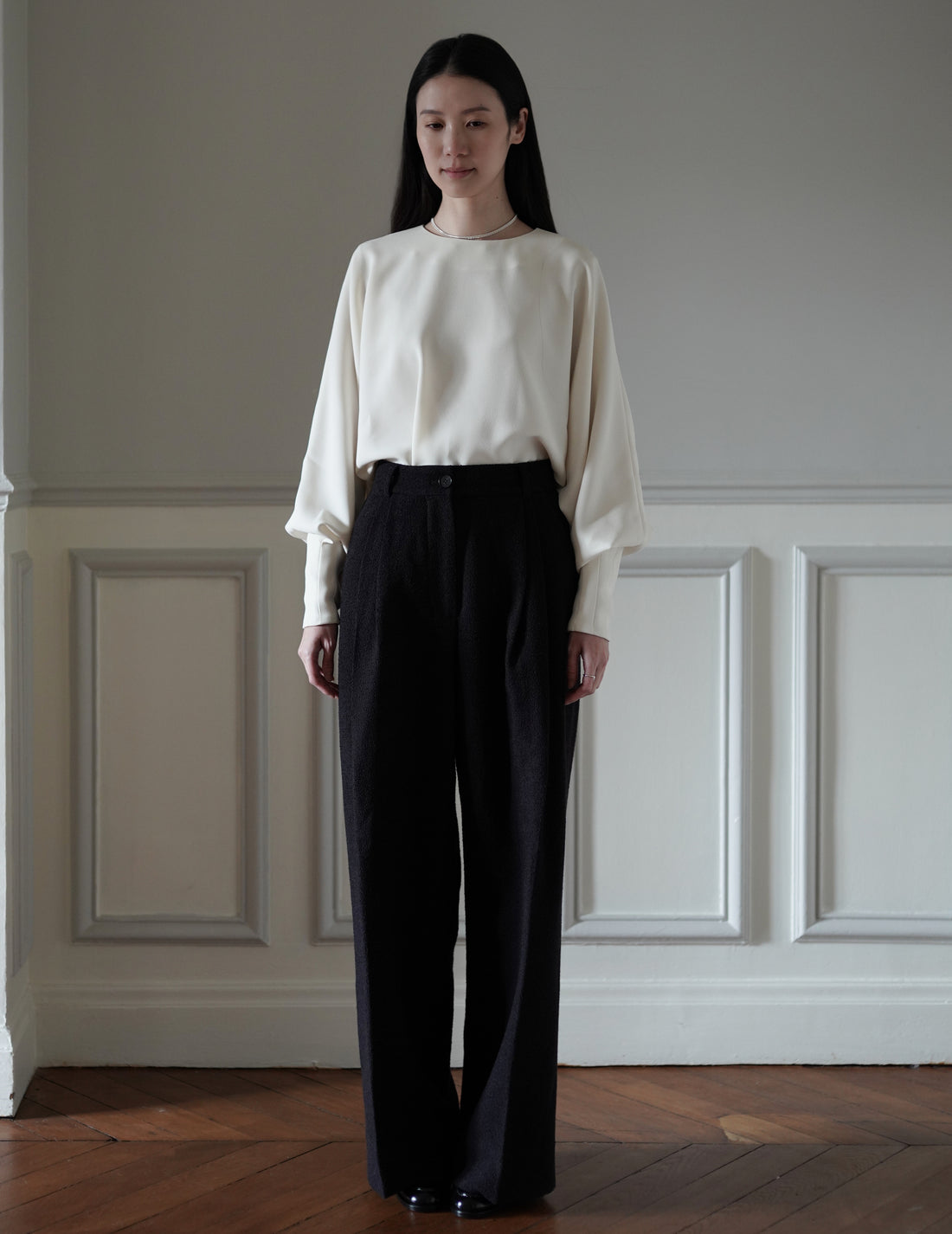 Mark Kenly Domino Tan | Paola Pants・Dark Brown