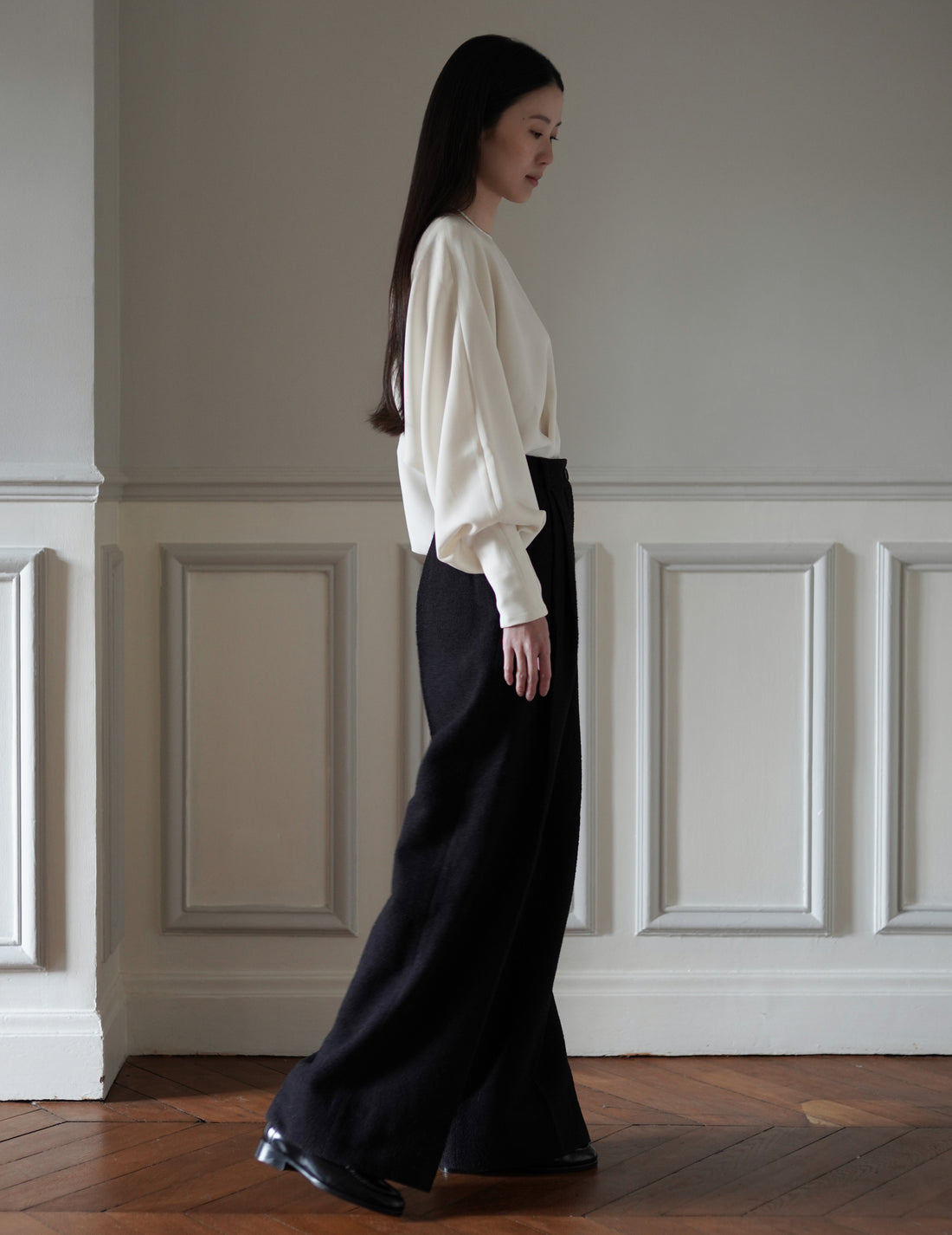 Mark Kenly Domino Tan | Paola Pants・Dark Brown