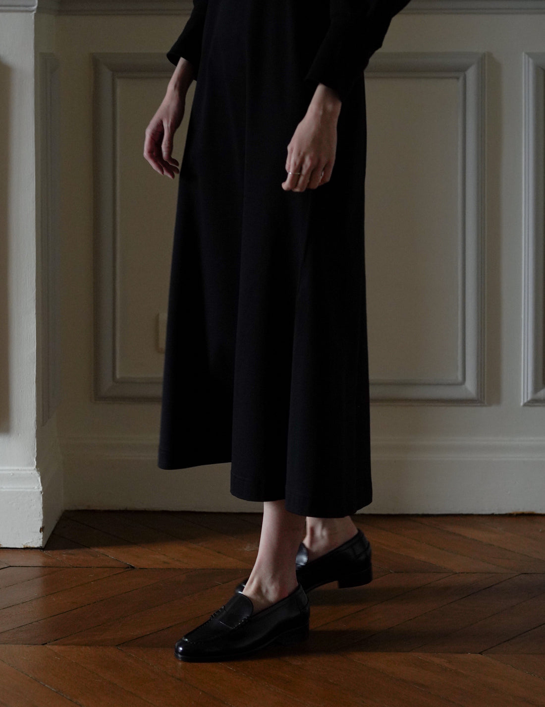 Anne Thomas | Marie Cécile Loafers・Polido Black