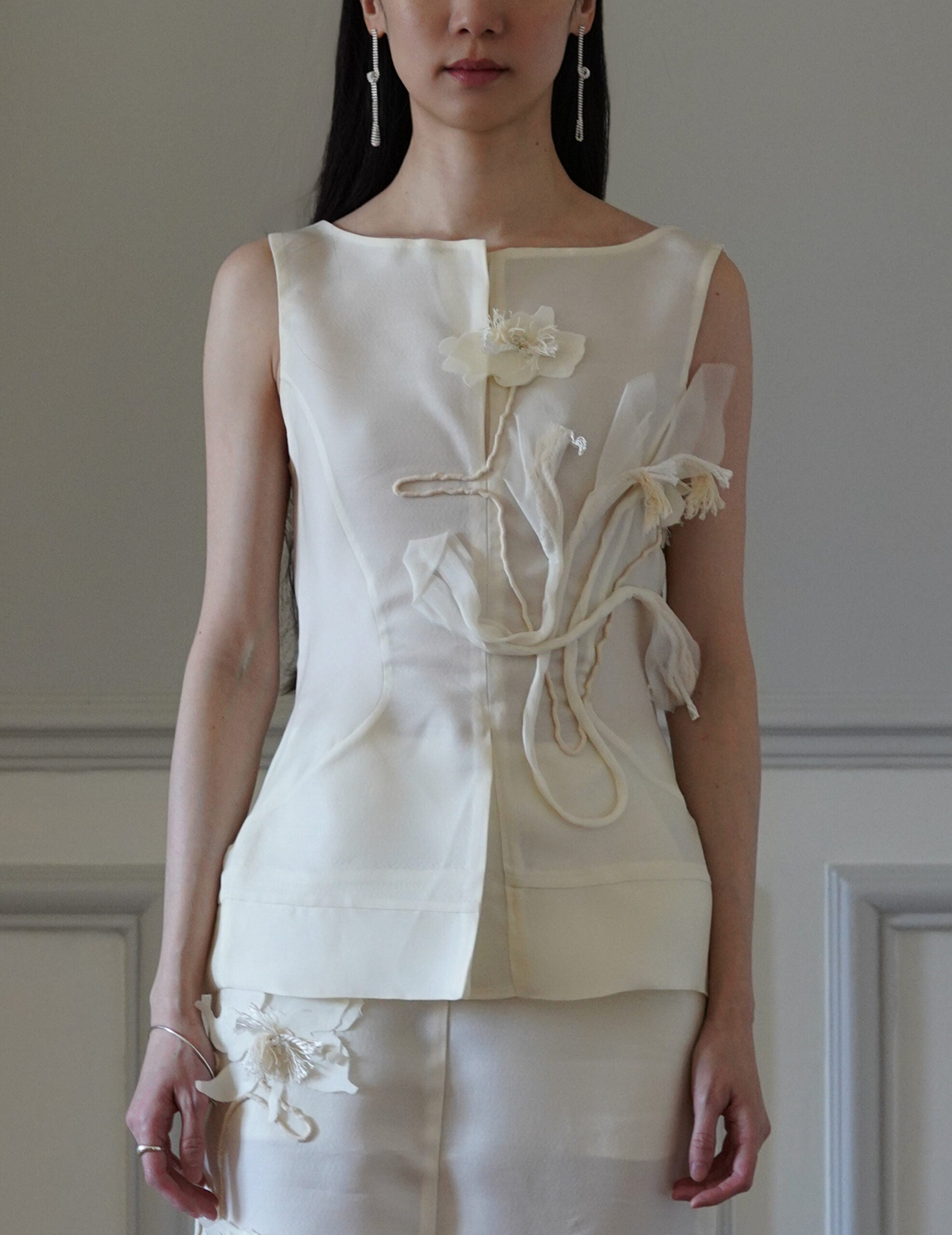 Mark Kenly Domino Tan | Atelier Tami Top・Ivory