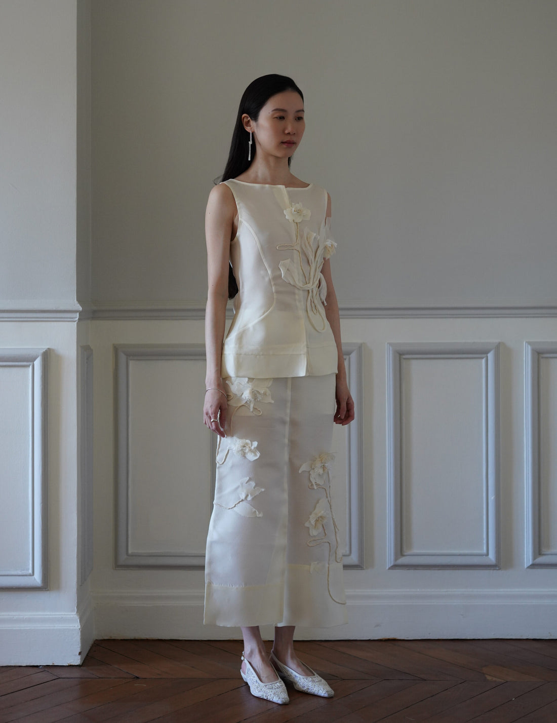 Mark Kenly Domino Tan | Atelier Tami Top・Ivory