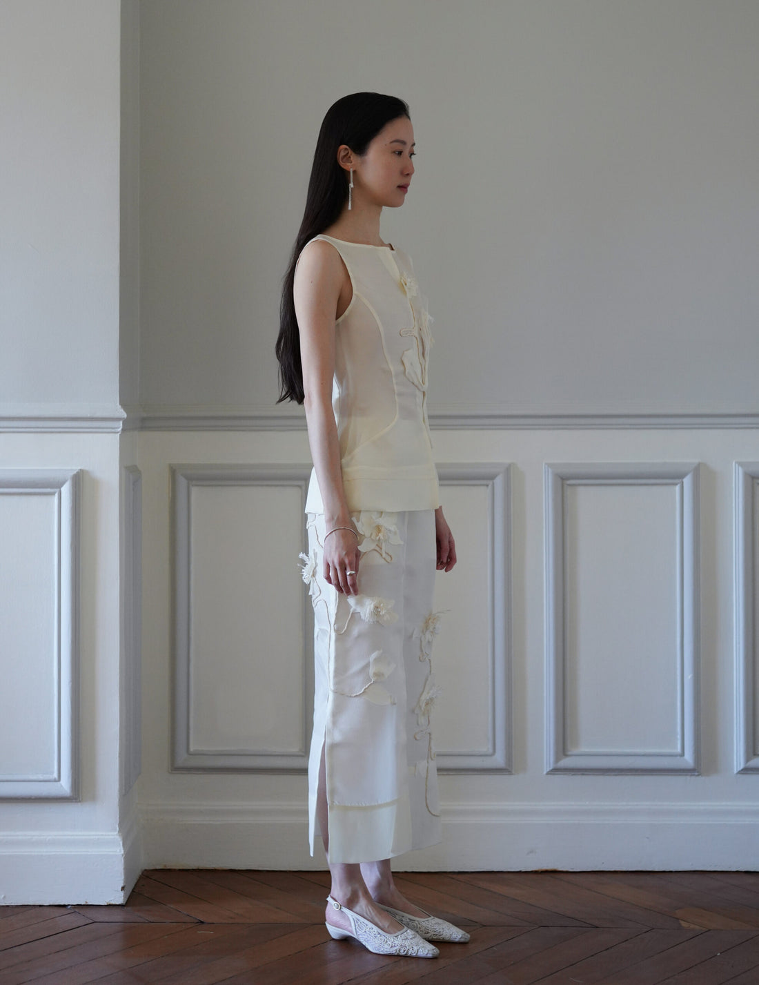 Mark Kenly Domino Tan | Atelier Tami Top・Ivory