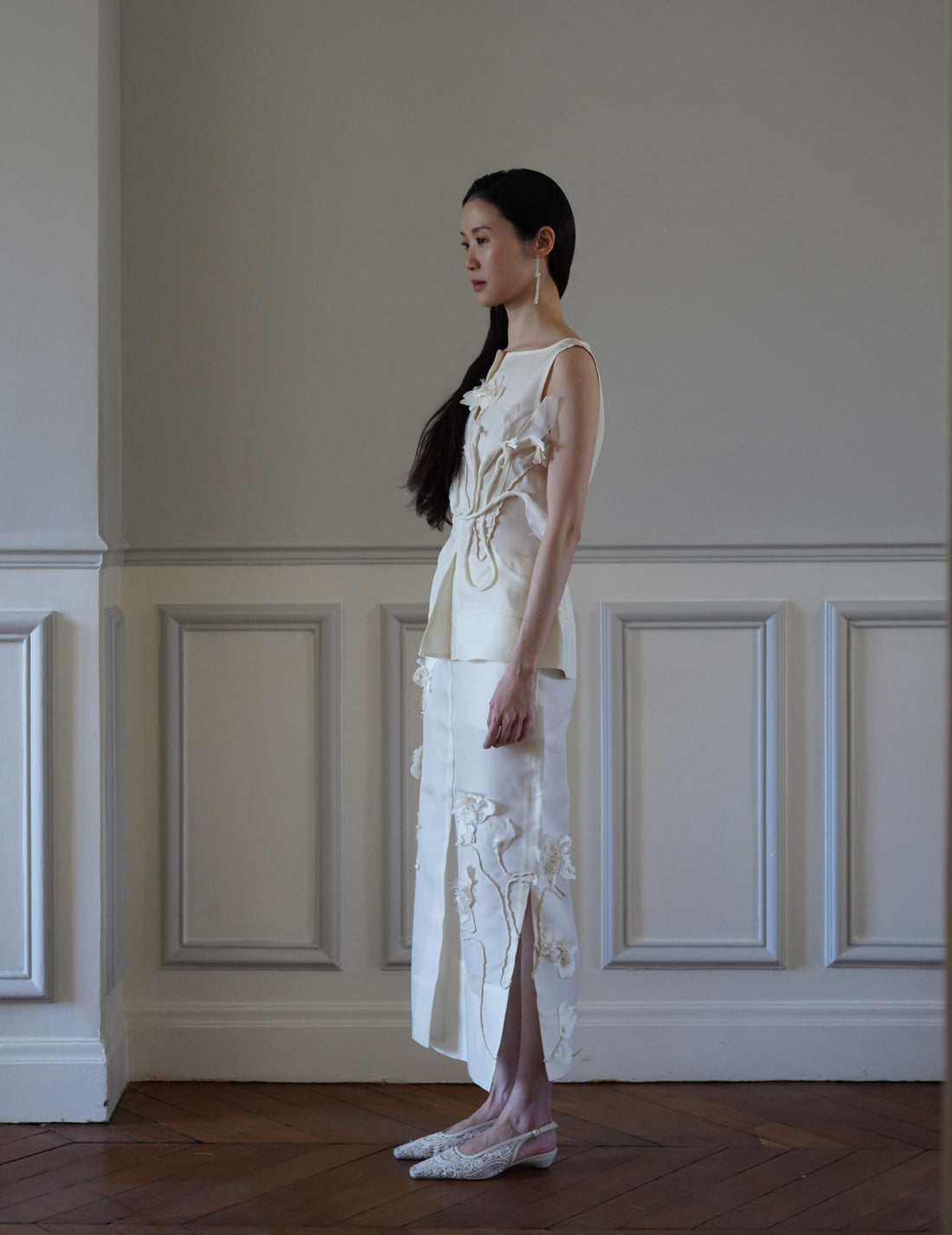 Mark Kenly Domino Tan | Atelier Tami Top・Ivory