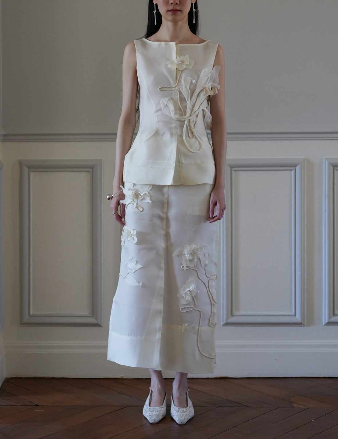 Mark Kenly Domino Tan | Atelier Tami Top・Ivory