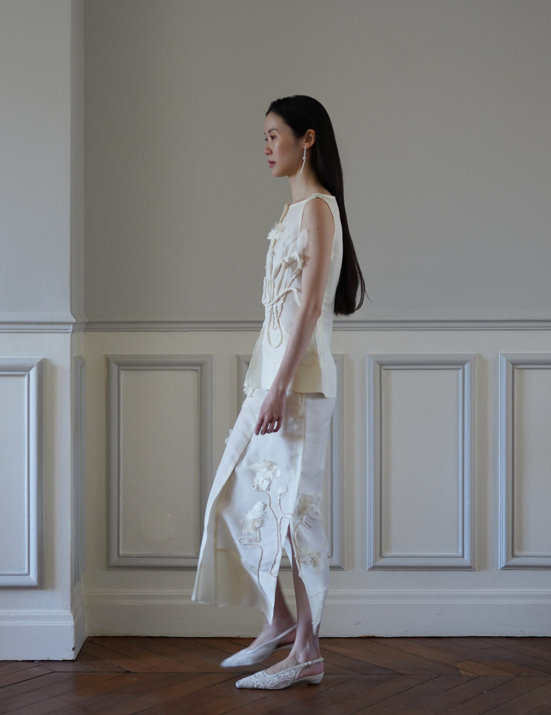 Mark Kenly Domino Tan | Atelier Tami Top・Ivory