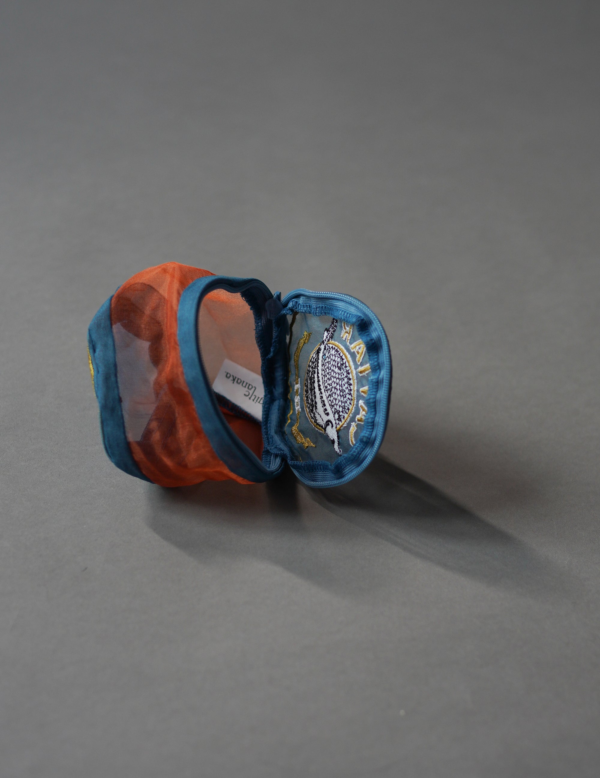 Caviar Embroidered Organza Pouch