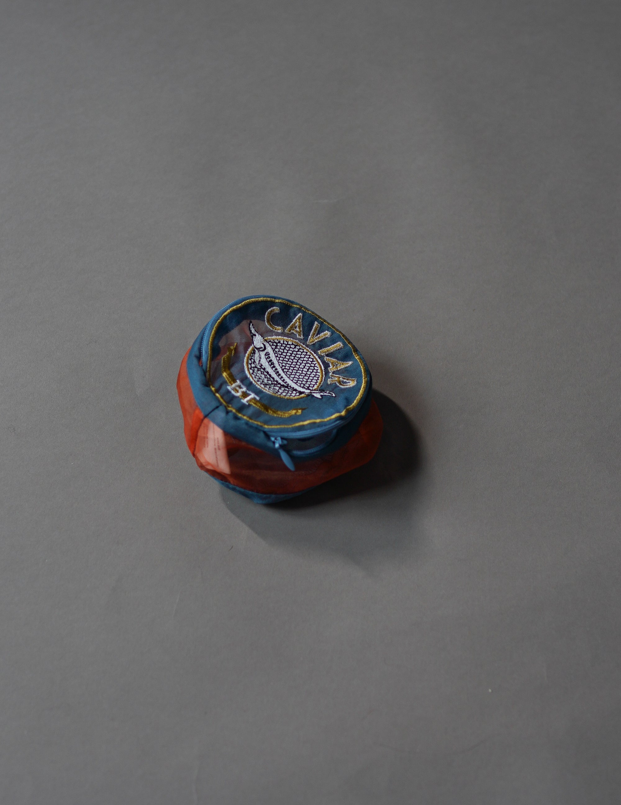 Caviar Embroidered Organza Pouch