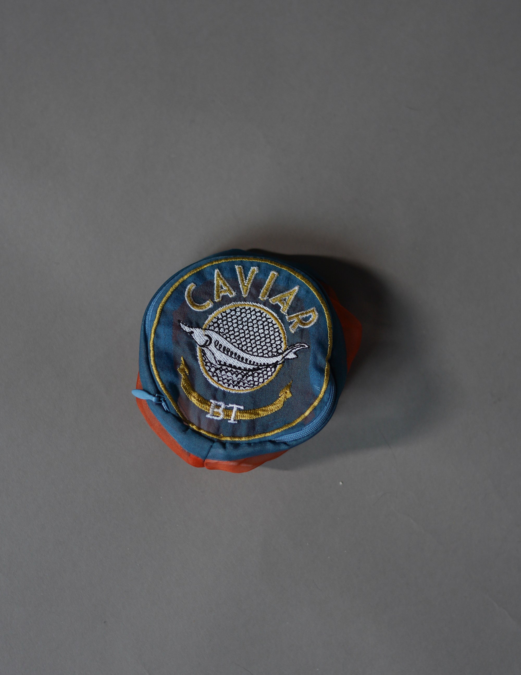 Caviar Embroidered Organza Pouch