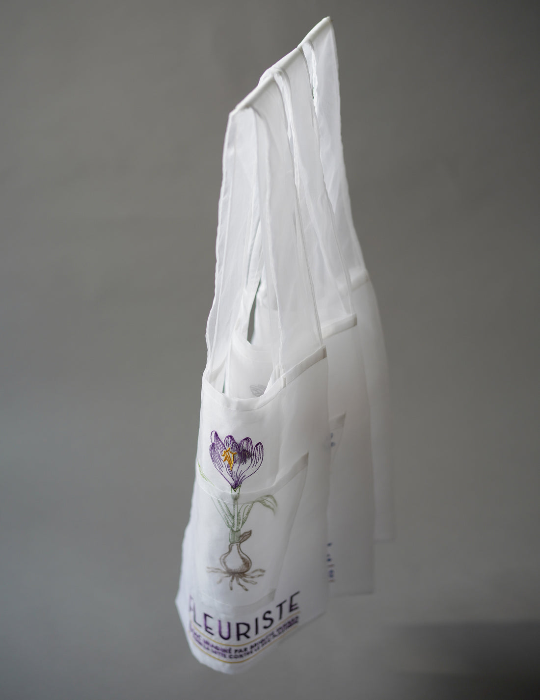 Brigitte Tanaka | Florist Bulb Embroidered Organza Bag