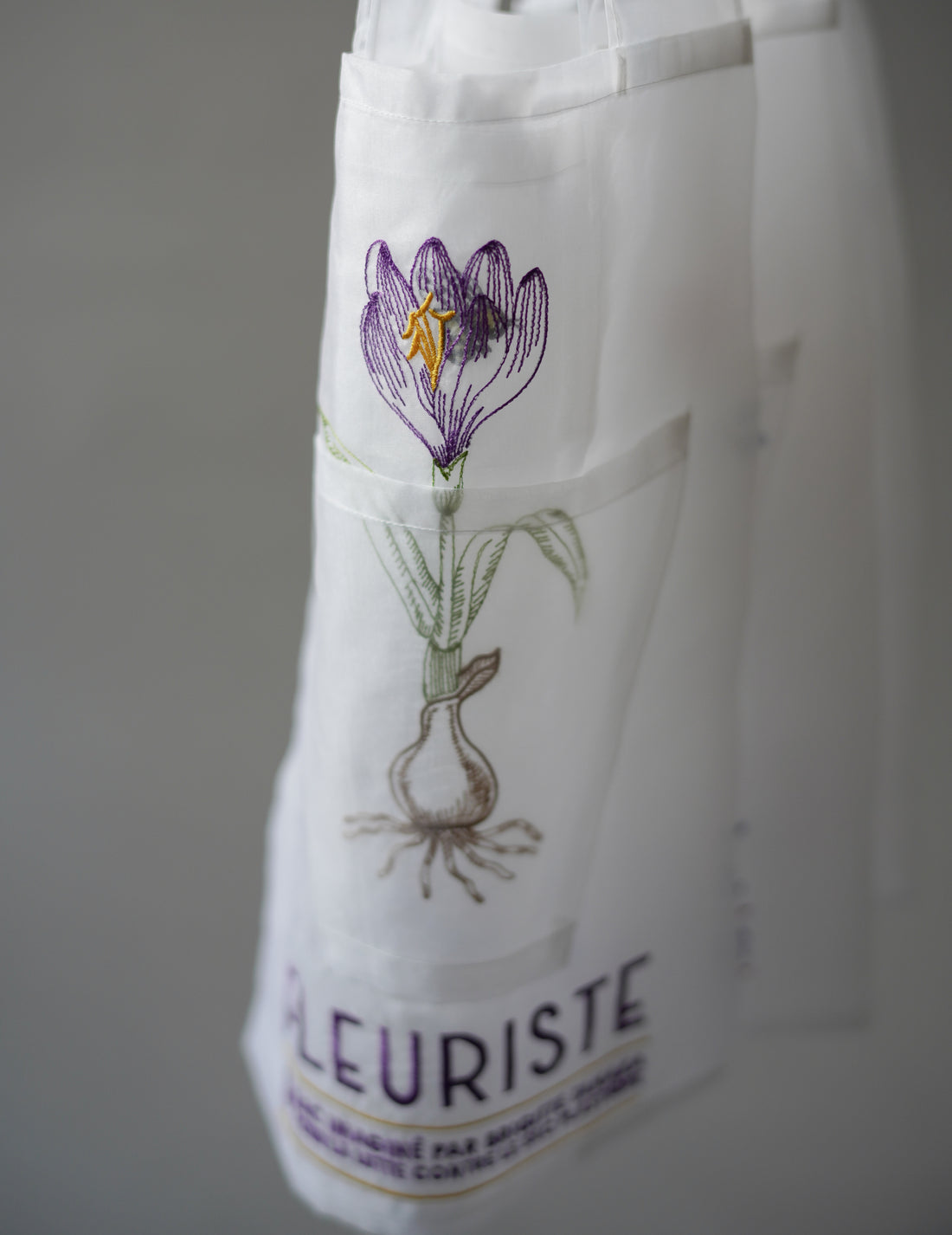 Brigitte Tanaka | Florist Bulb Embroidered Organza Bag