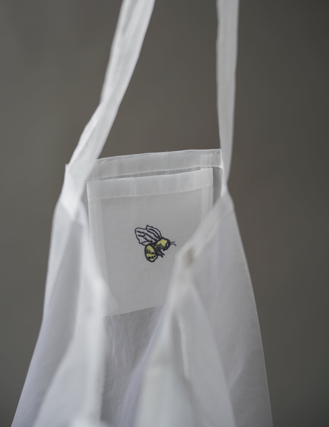 Brigitte Tanaka | Red Florist Embroidered Organza Bag