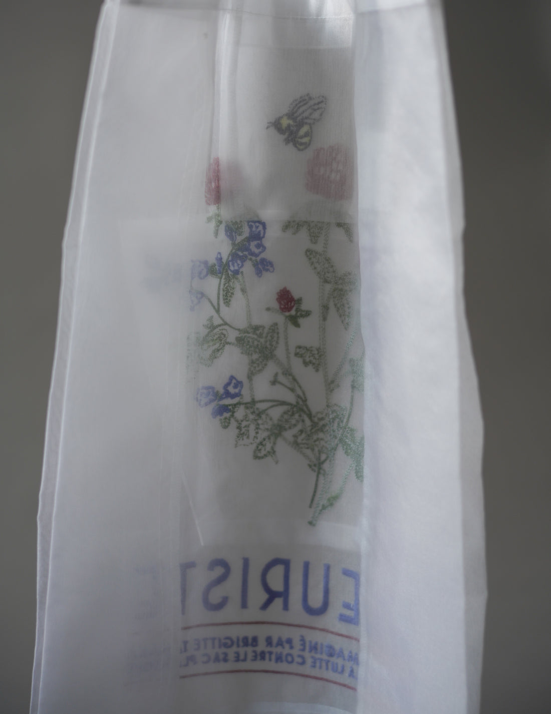 Brigitte Tanaka | Red Florist Embroidered Organza Bag