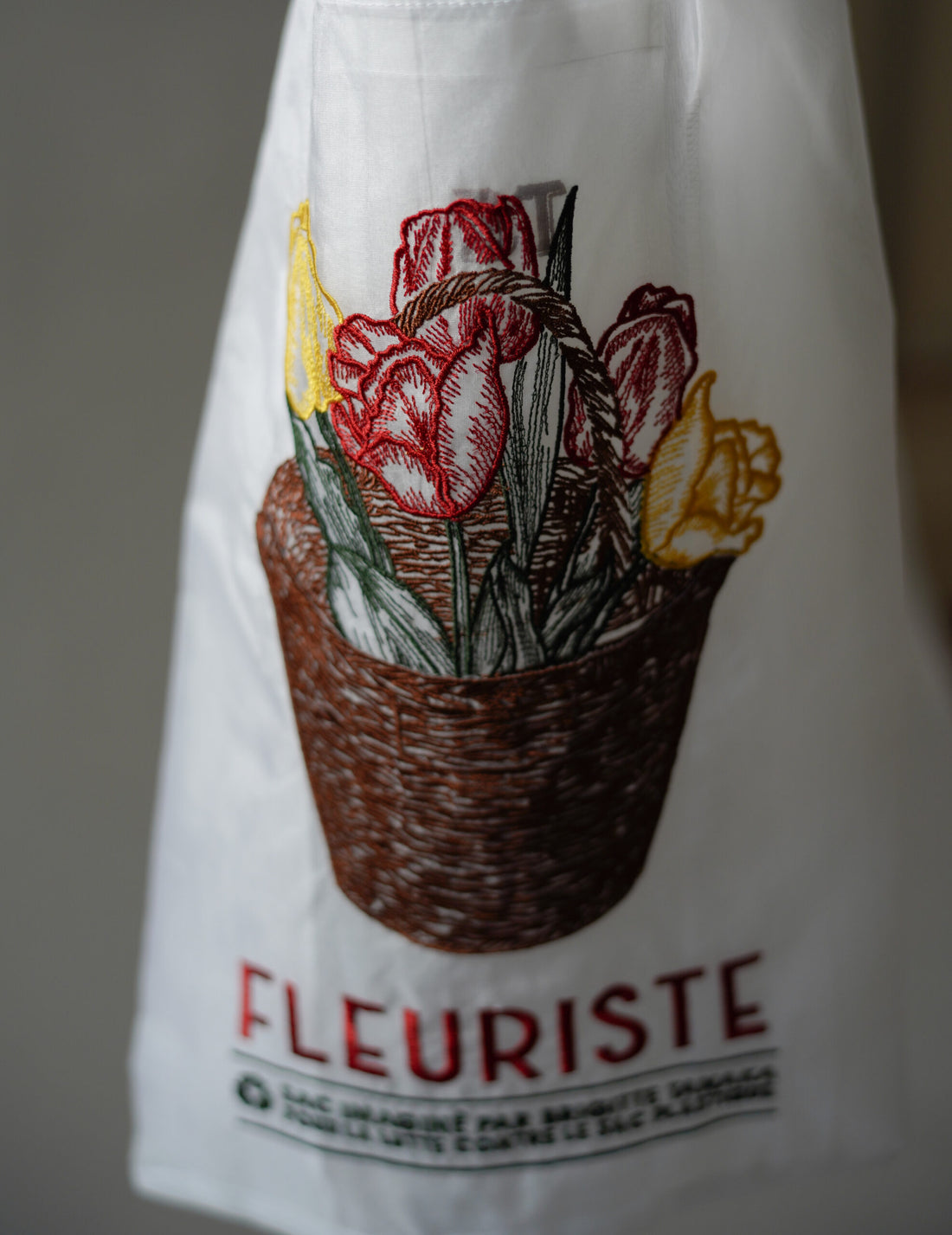 Brigitte Tanaka | Florist Basket Embroidered Organza Bag