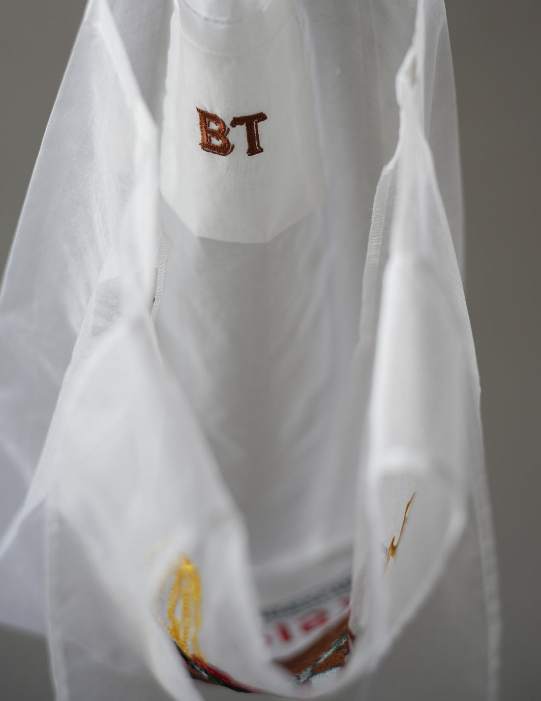 Brigitte Tanaka | Florist Basket Embroidered Organza Bag