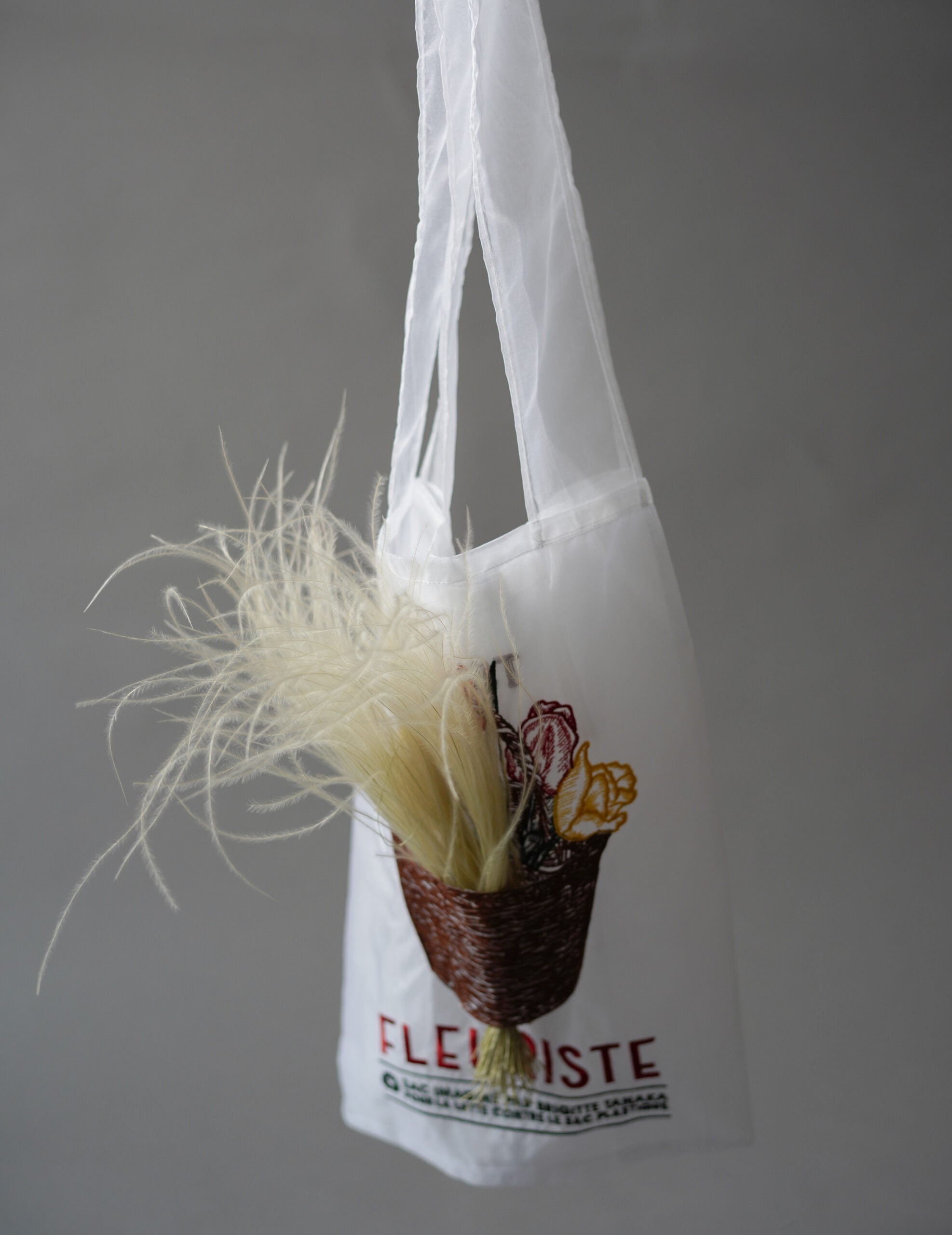Brigitte Tanaka | Florist Basket Embroidered Organza Bag