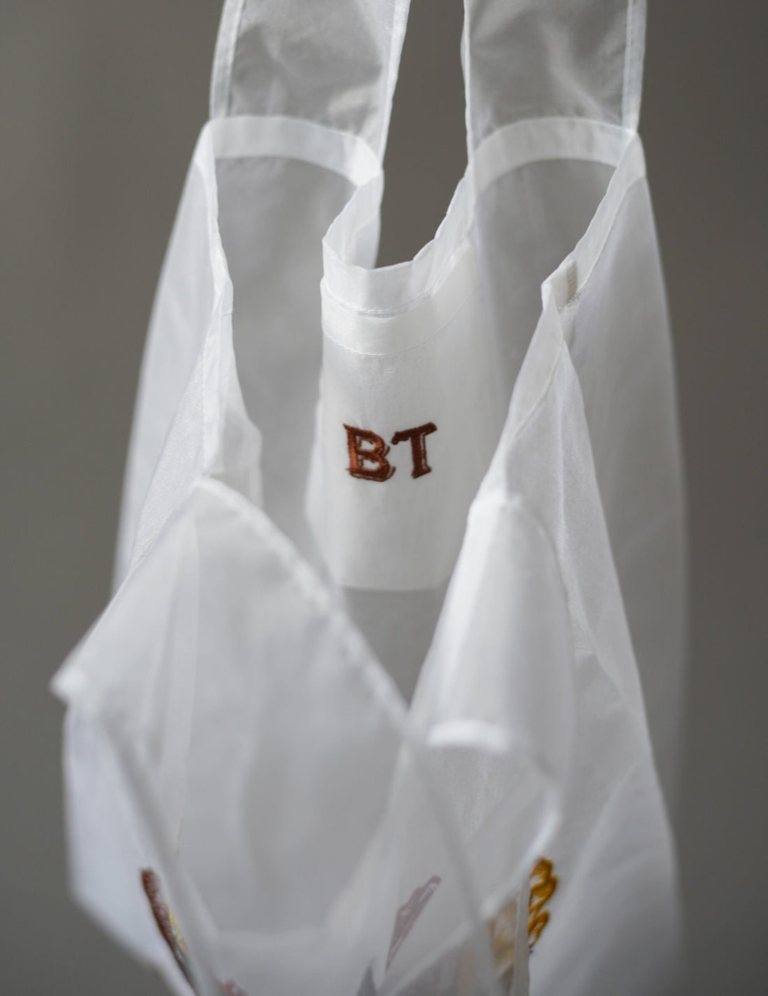 Brigitte Tanaka | Florist Basket Embroidered Organza Bag
