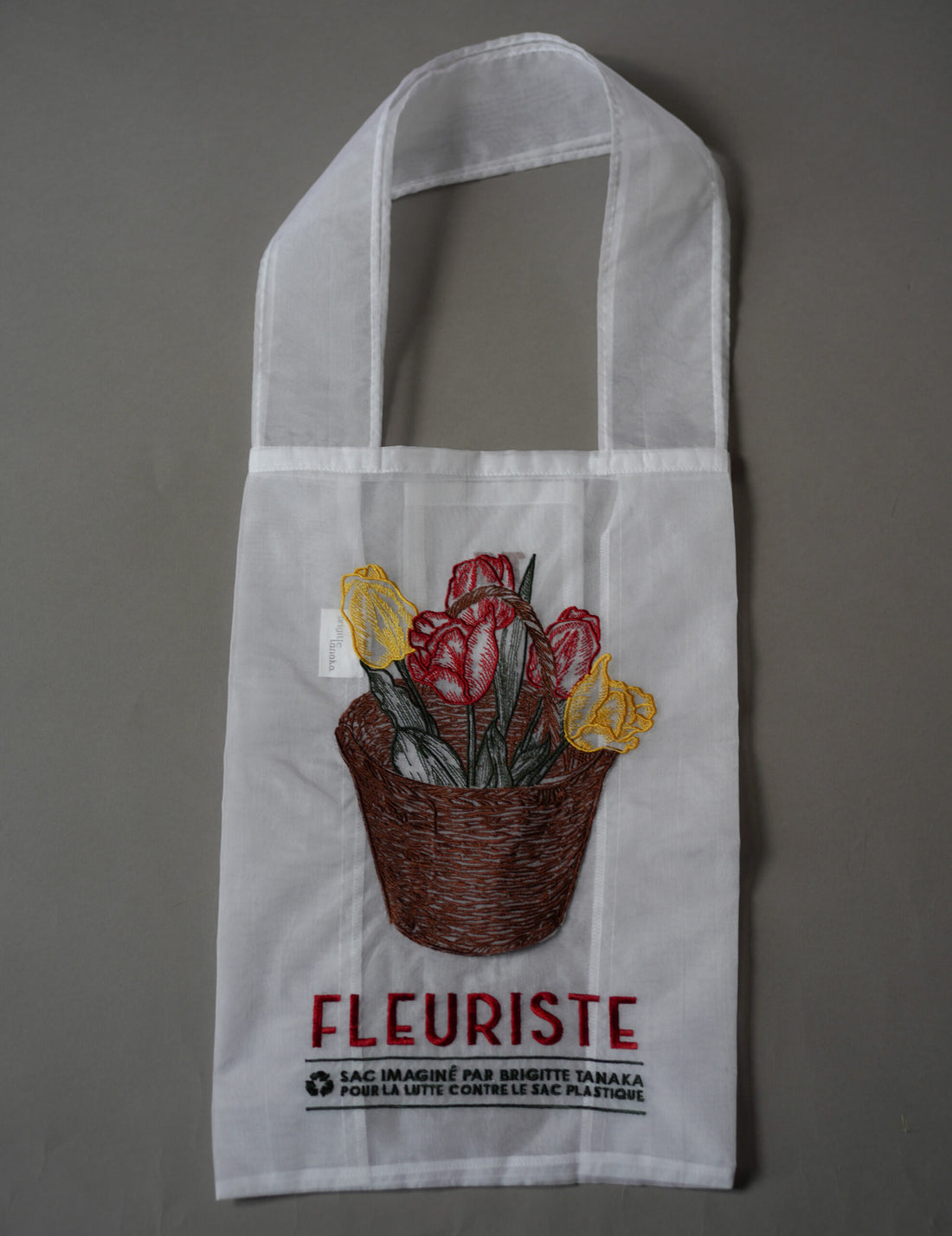 Brigitte Tanaka | Florist Basket Embroidered Organza Bag