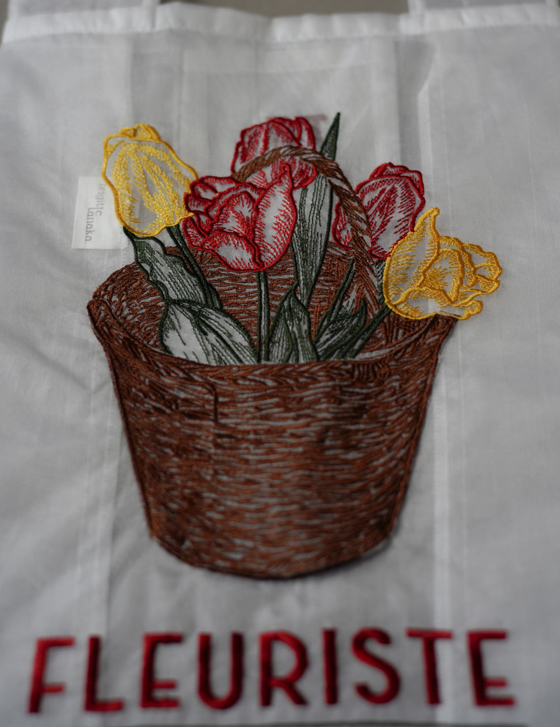 Brigitte Tanaka | Florist Basket Embroidered Organza Bag